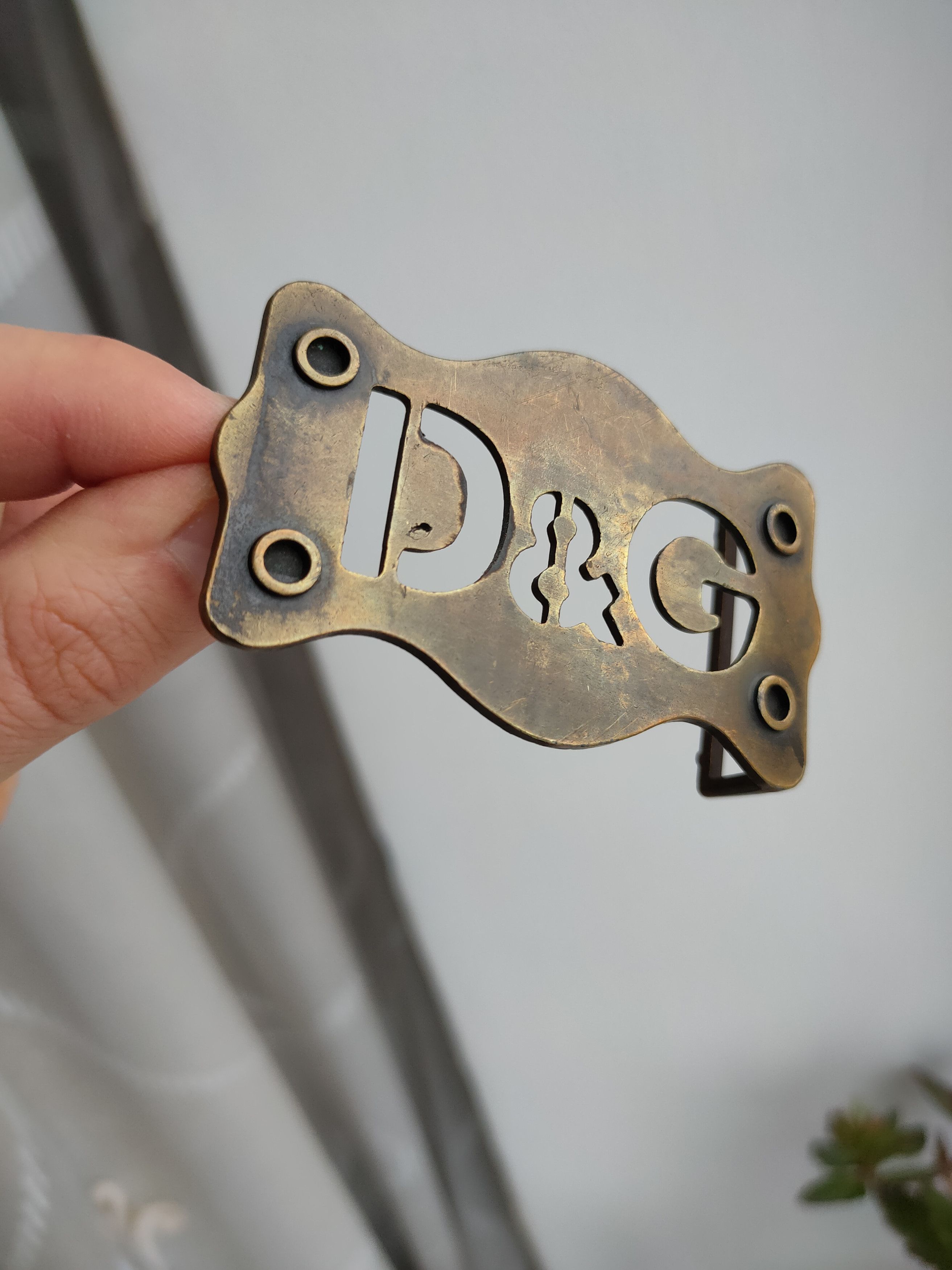 Dolce & Gabbana Dolce & Gabbana vintage buckle belt d&g metal buckle dg Size ONE SIZE - 3 Thumbnail