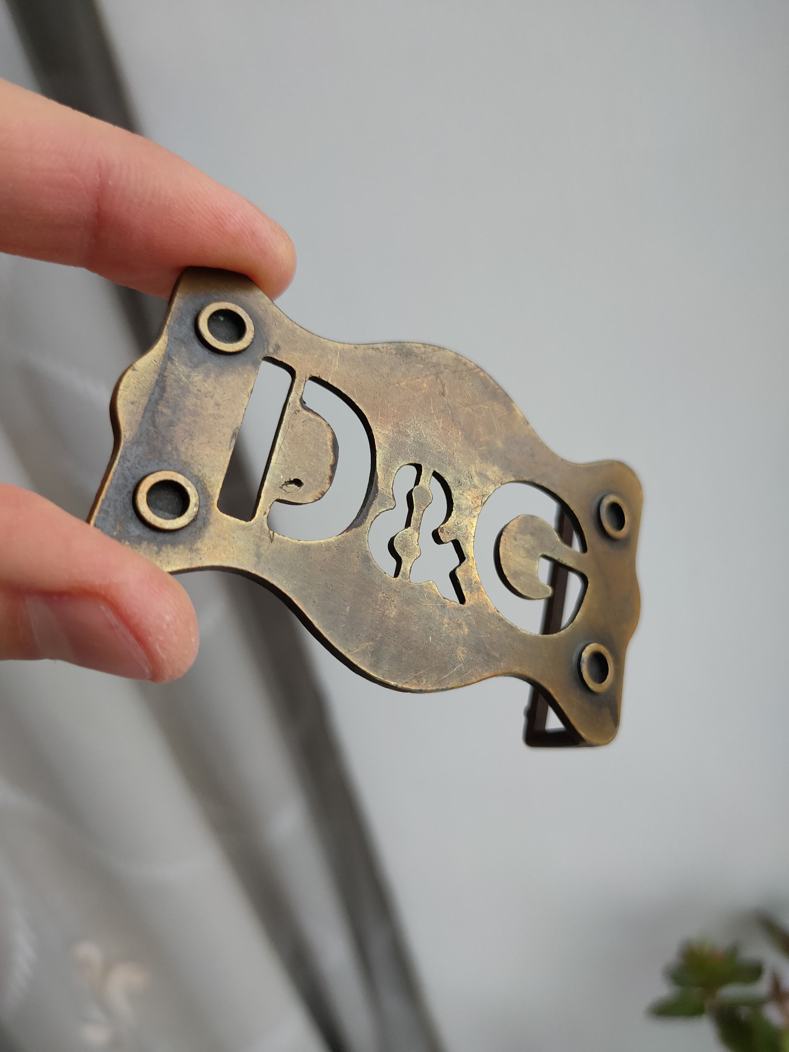 Dolce & Gabbana Dolce & Gabbana vintage buckle belt d&g metal buckle dg Size ONE SIZE - 1 Thumbnail