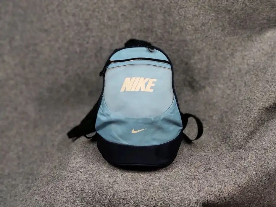 Nike Vintage 90's Nike Mini Blue Backpack Logo Size ONE SIZE - 3 Thumbnail