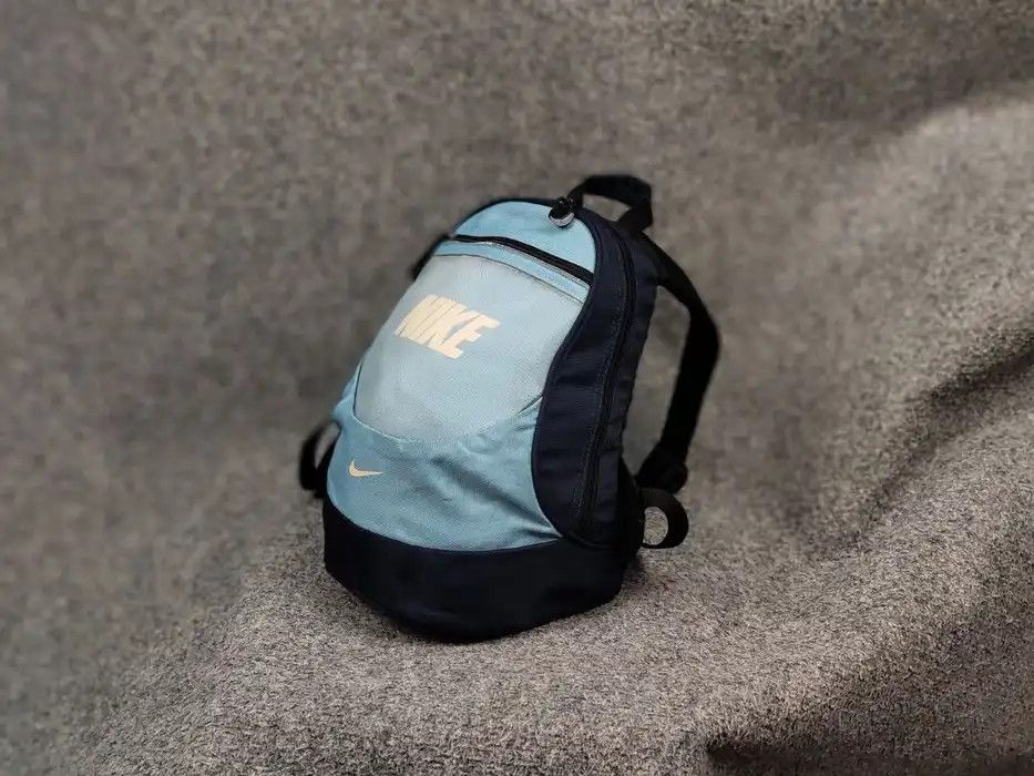 Nike Vintage 90's Nike Mini Blue Backpack Logo Size ONE SIZE - 2 Thumbnail