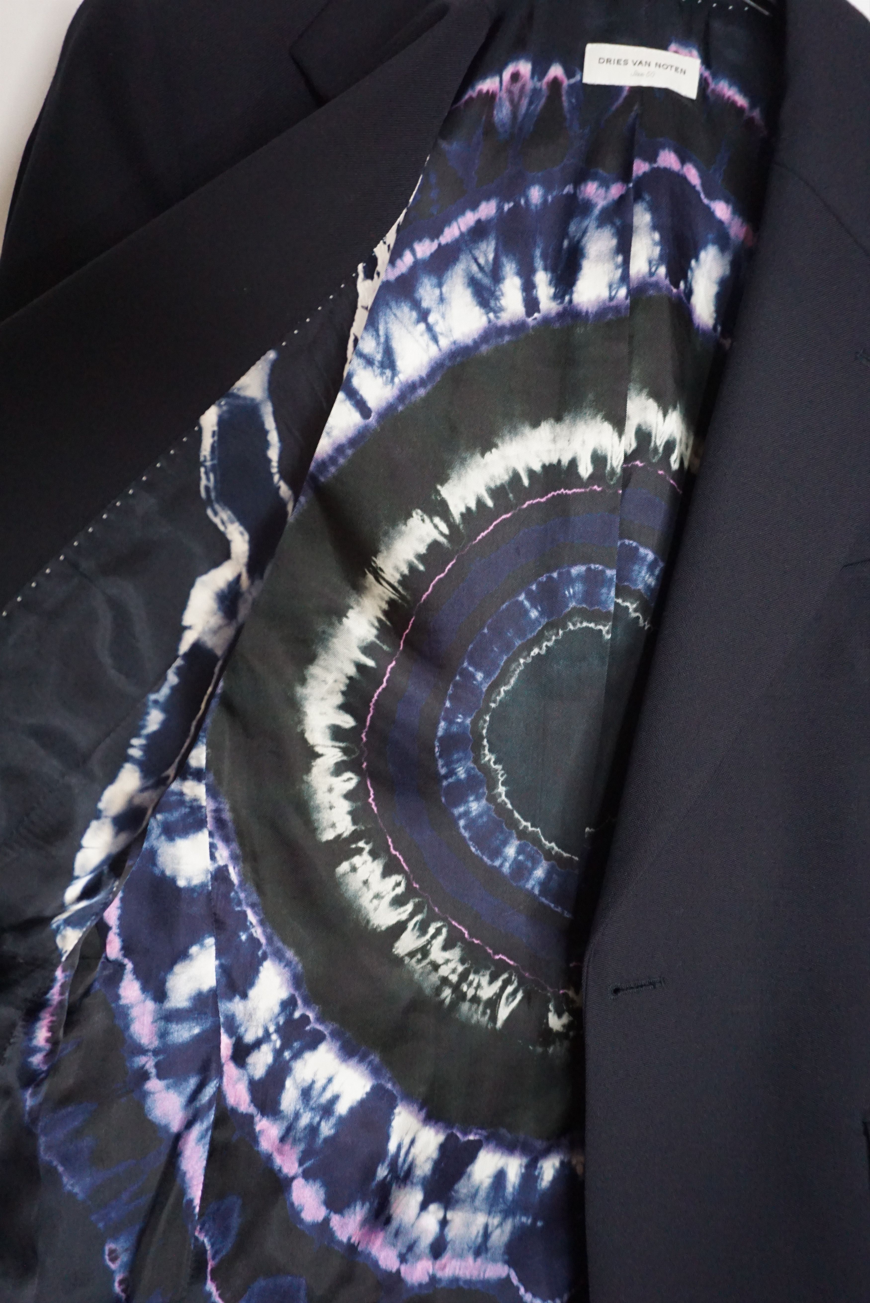 Dries Van Noten BNWT AW19 DRIES VAN NOTEN BORRIS NAVY JACKET 50 Size US M / EU 48-50 / 2 - 6 Thumbnail