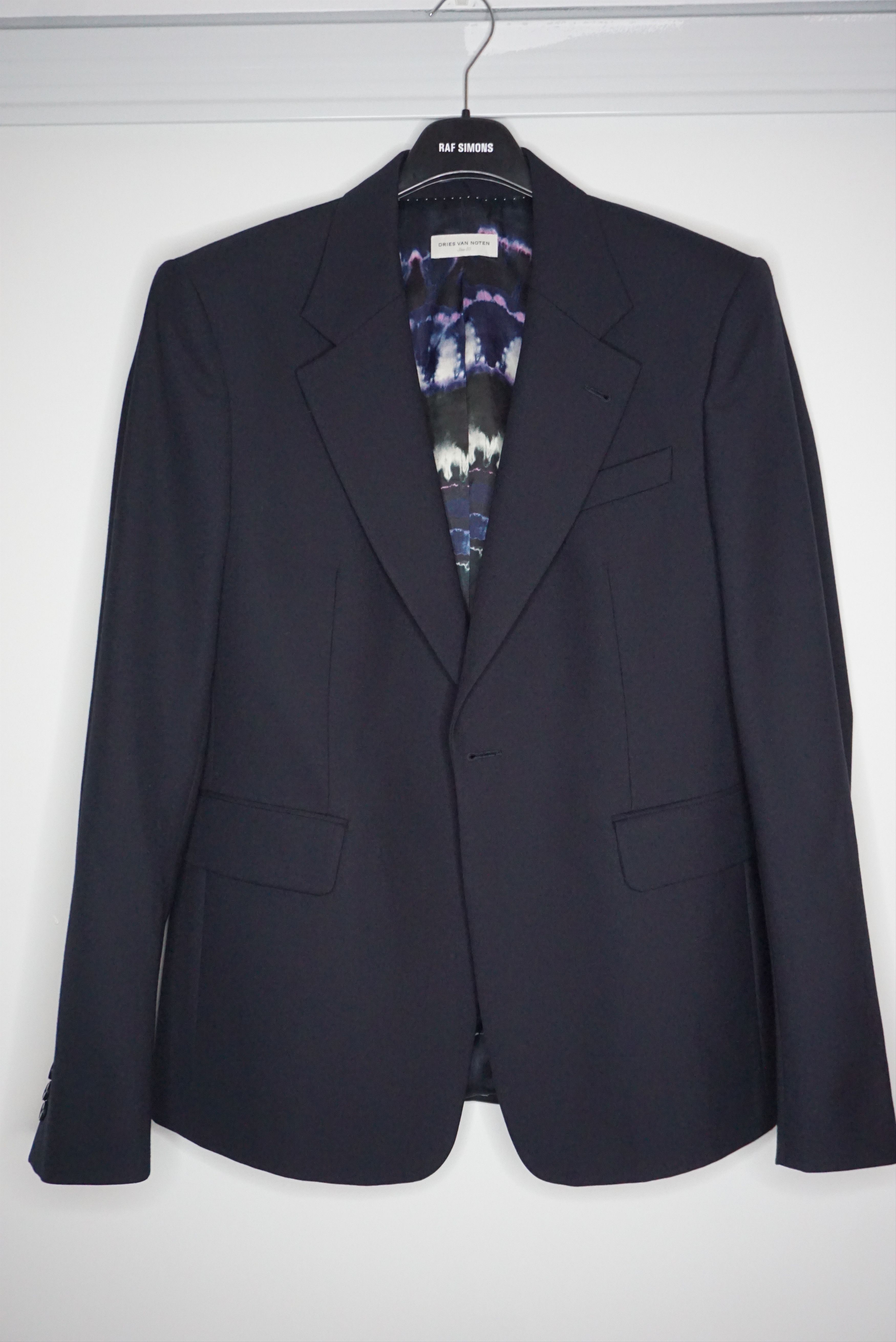 Dries Van Noten BNWT AW19 DRIES VAN NOTEN BORRIS NAVY JACKET 50 Size US M / EU 48-50 / 2 - 3 Thumbnail