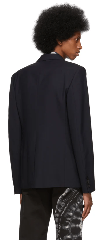 Dries Van Noten BNWT AW19 DRIES VAN NOTEN BORRIS NAVY JACKET 50 Size US M / EU 48-50 / 2 - 9 Thumbnail