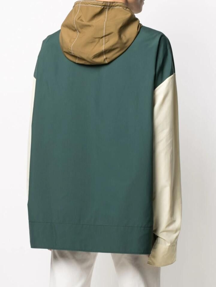 Marni BNWT SS21 MARNI TRICOLOR ANORAK HOODIE 48 Size US M / EU 48-50 / 2 - 12 Thumbnail