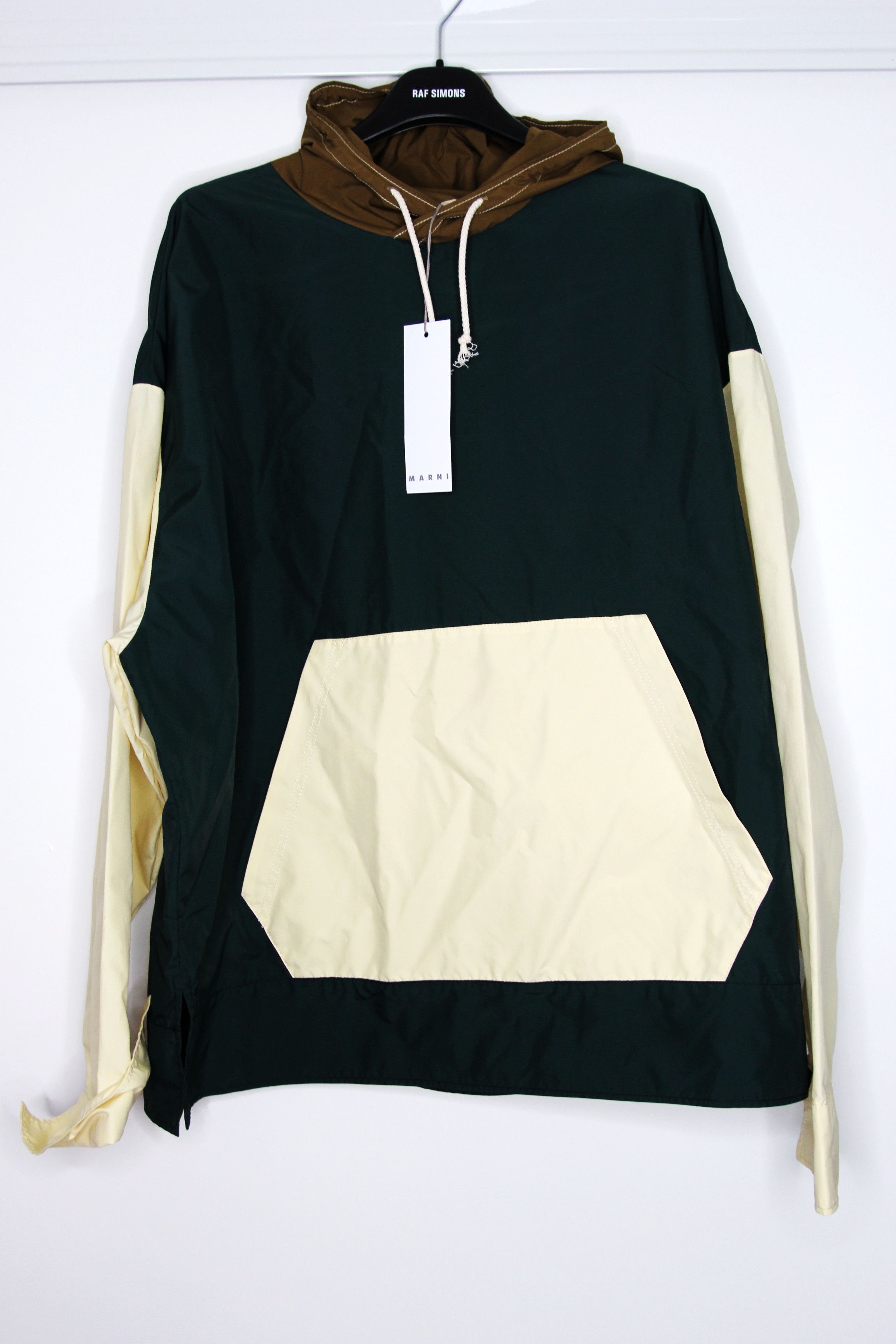 Marni BNWT SS21 MARNI TRICOLOR ANORAK HOODIE 48 Size US M / EU 48-50 / 2 - 2 Thumbnail