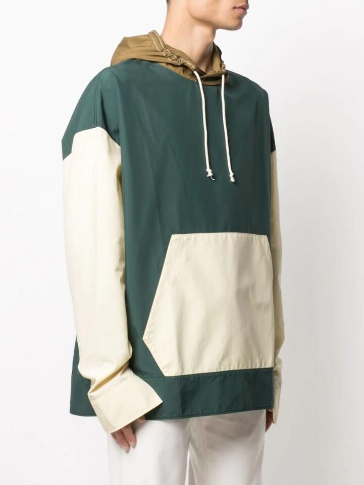 Marni BNWT SS21 MARNI TRICOLOR ANORAK HOODIE 48 Size US M / EU 48-50 / 2 - 1 Thumbnail