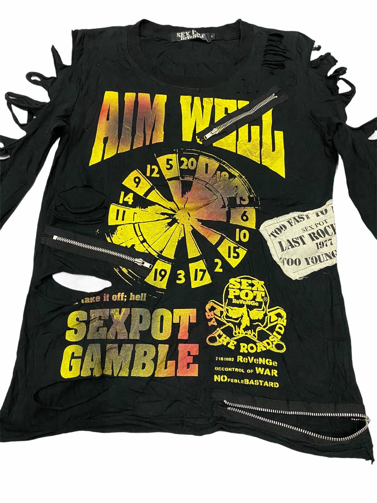 Japanese Brand × Seditionaries Distressed Seditionaries Sex Pot Revenge Punk Tee Size US XS / EU 42 / 0 - 4 Thumbnail