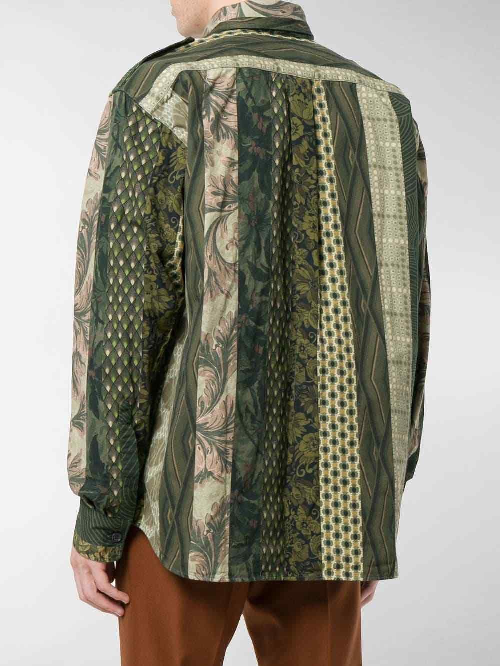 Dries Van Noten SS18 DRIES VAN NOTEN CAYCE PATCHWORK PRINT SHIRT JACKET M Size US M / EU 48-50 / 2 - 15 Thumbnail