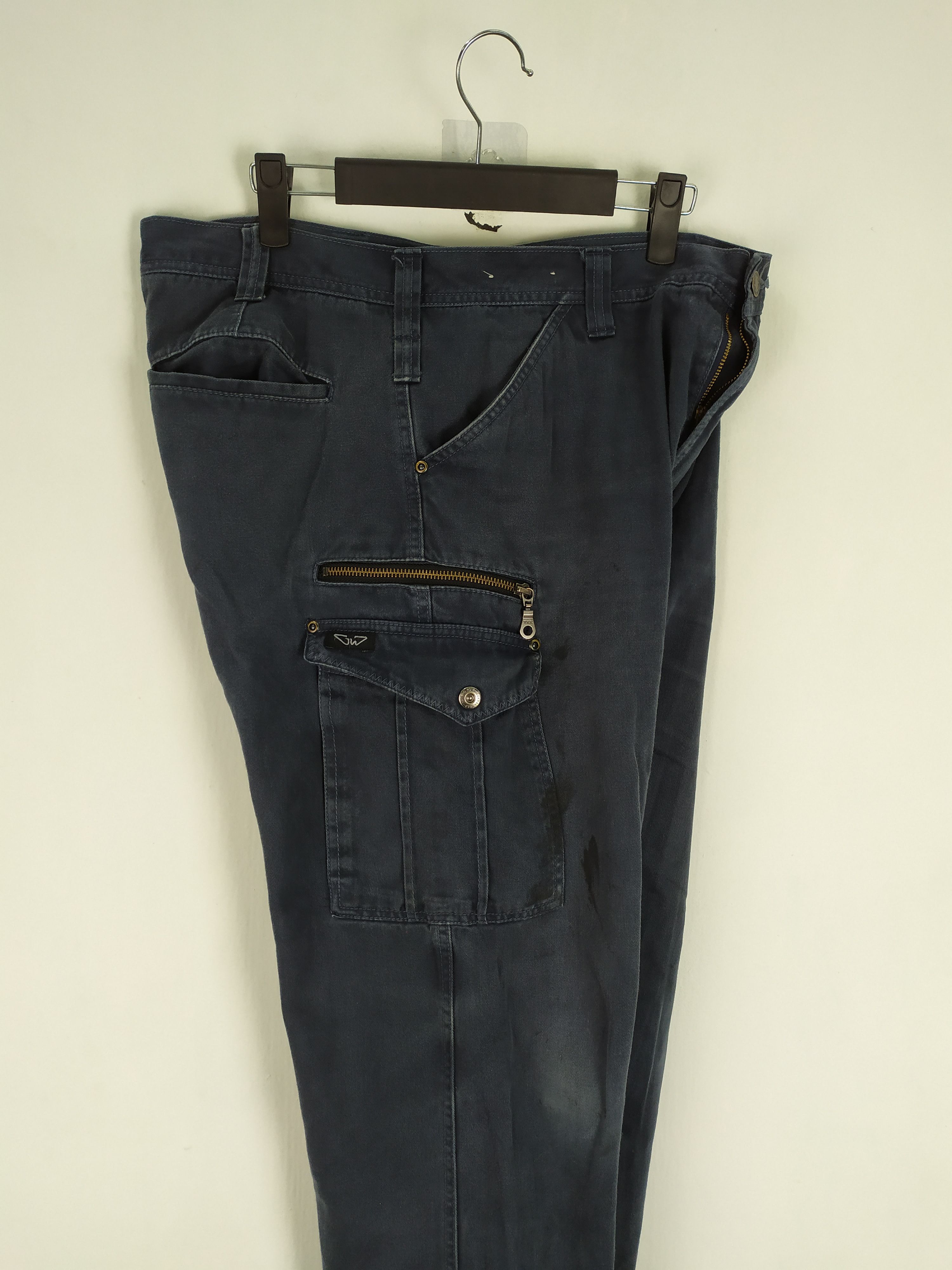 Japanese Brand × StraightFaded JAPANESE BRAND WORKWEAR CARGO PANTS/FADED/STAIN Size US 32 / EU 48 - 5 Thumbnail
