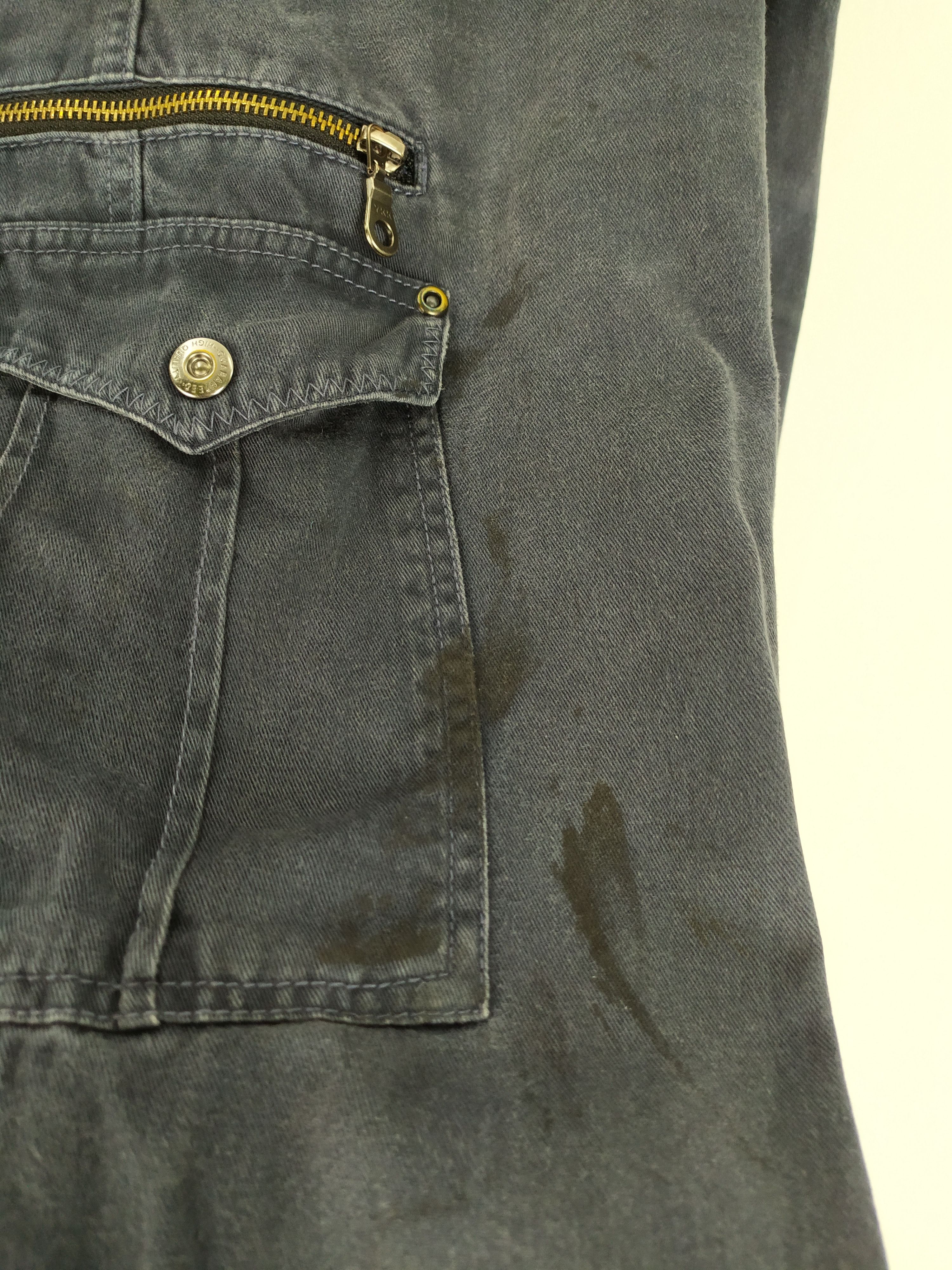 Japanese Brand × StraightFaded JAPANESE BRAND WORKWEAR CARGO PANTS/FADED/STAIN Size US 32 / EU 48 - 10 Thumbnail