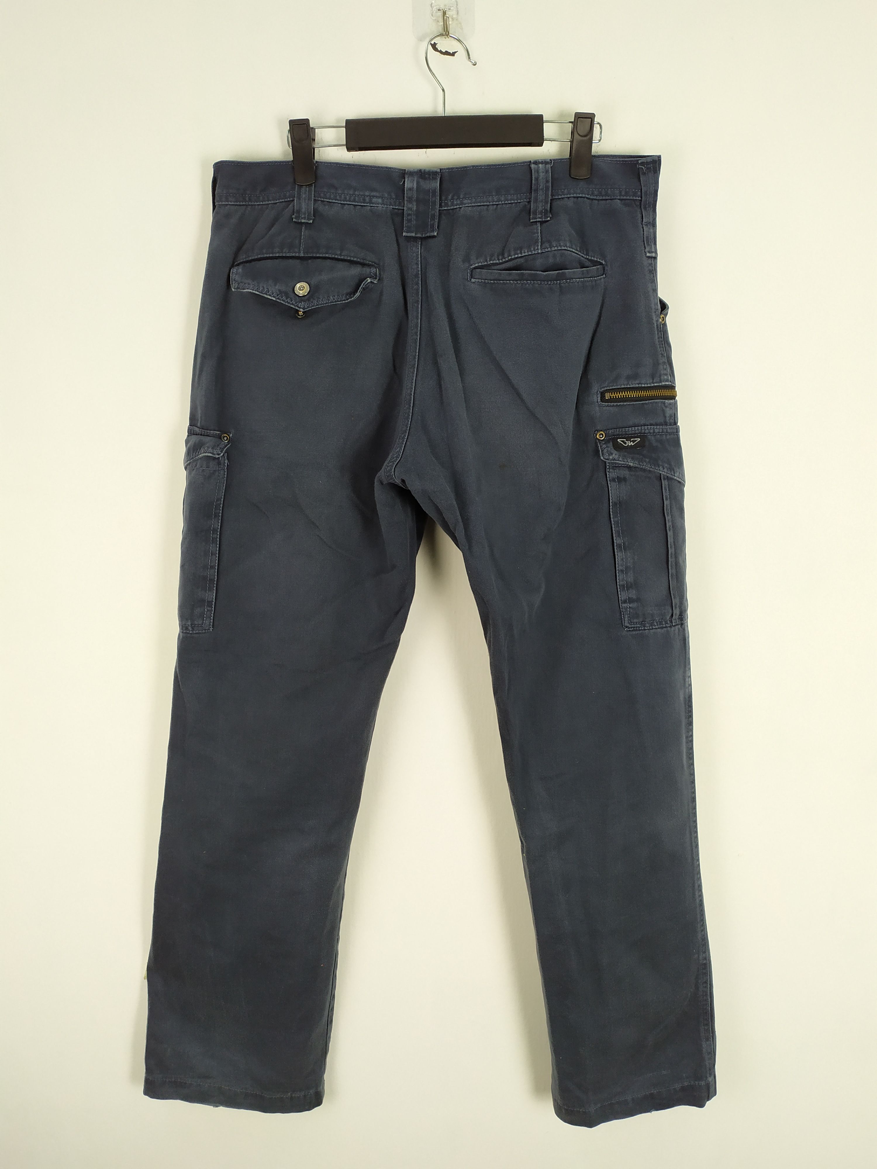 Japanese Brand × StraightFaded JAPANESE BRAND WORKWEAR CARGO PANTS/FADED/STAIN Size US 32 / EU 48 - 4 Thumbnail