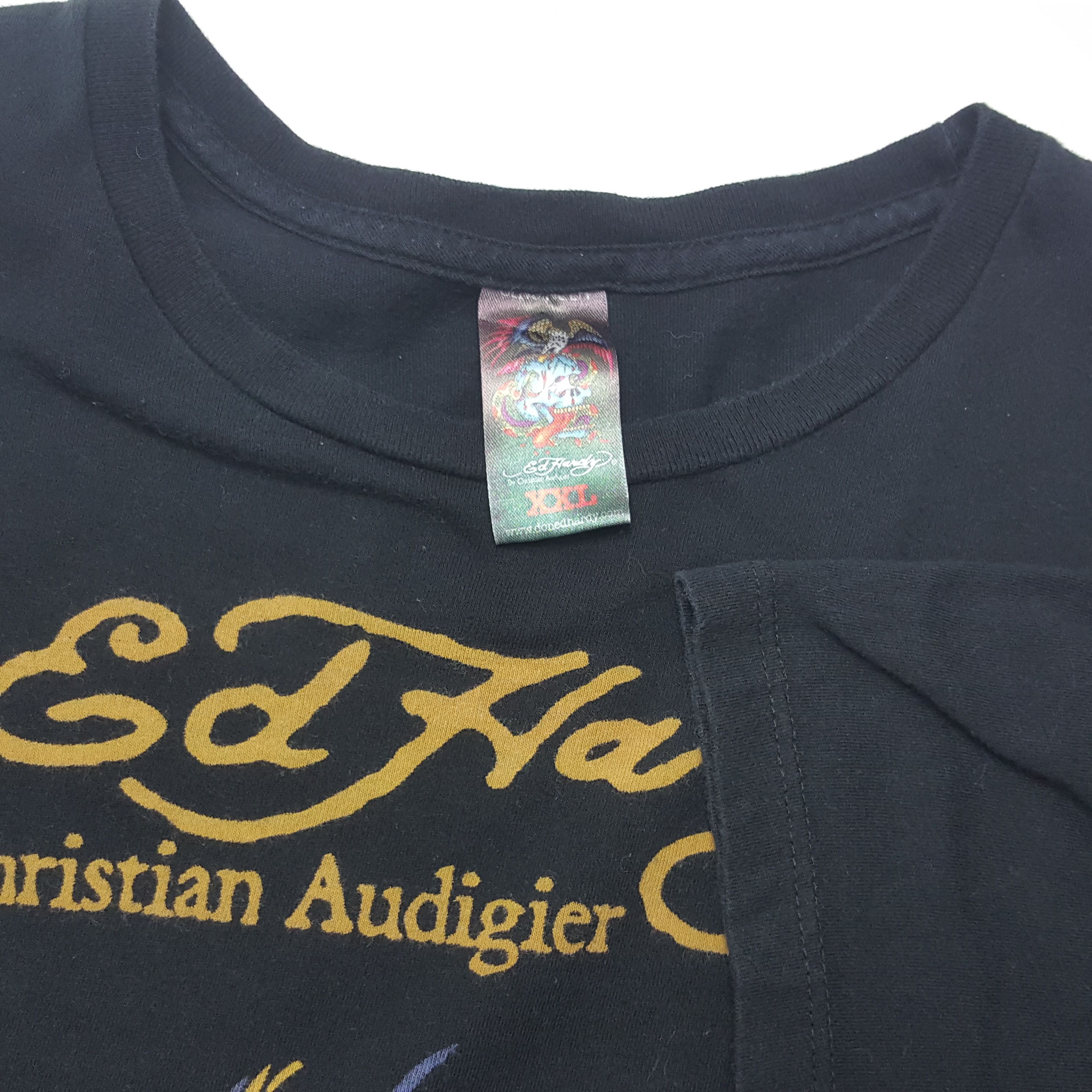 Ed Hardy × Vintage Vintage ED HARDY by Christian Audigier Designer T-Shirt Size US L / EU 52-54 / 3 - 6 Thumbnail