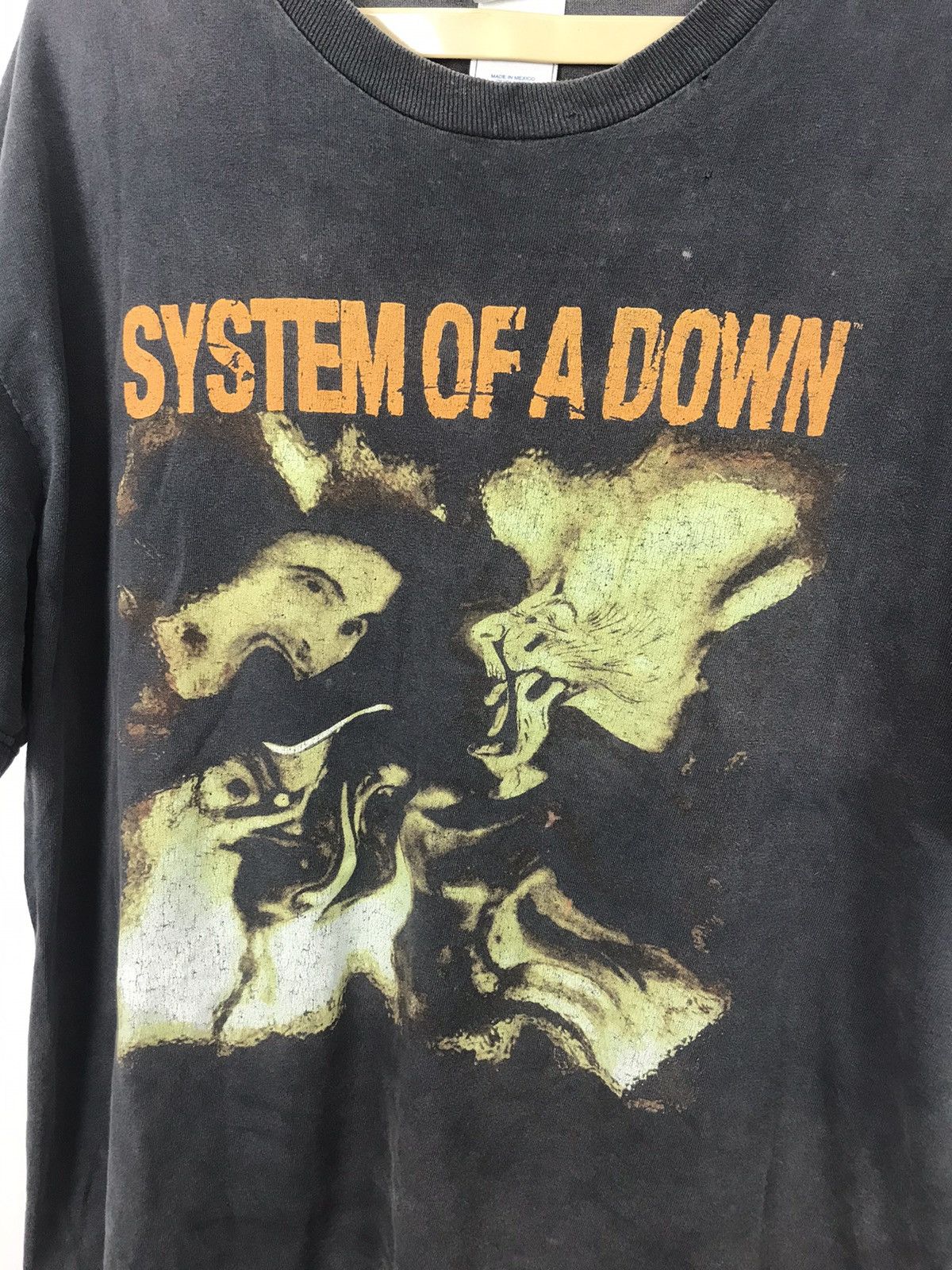 Band Tees × Vintage 🔥BEST OFFER🔥Vintage system of down distressed tee Size US L / EU 52-54 / 3 - 5 Thumbnail