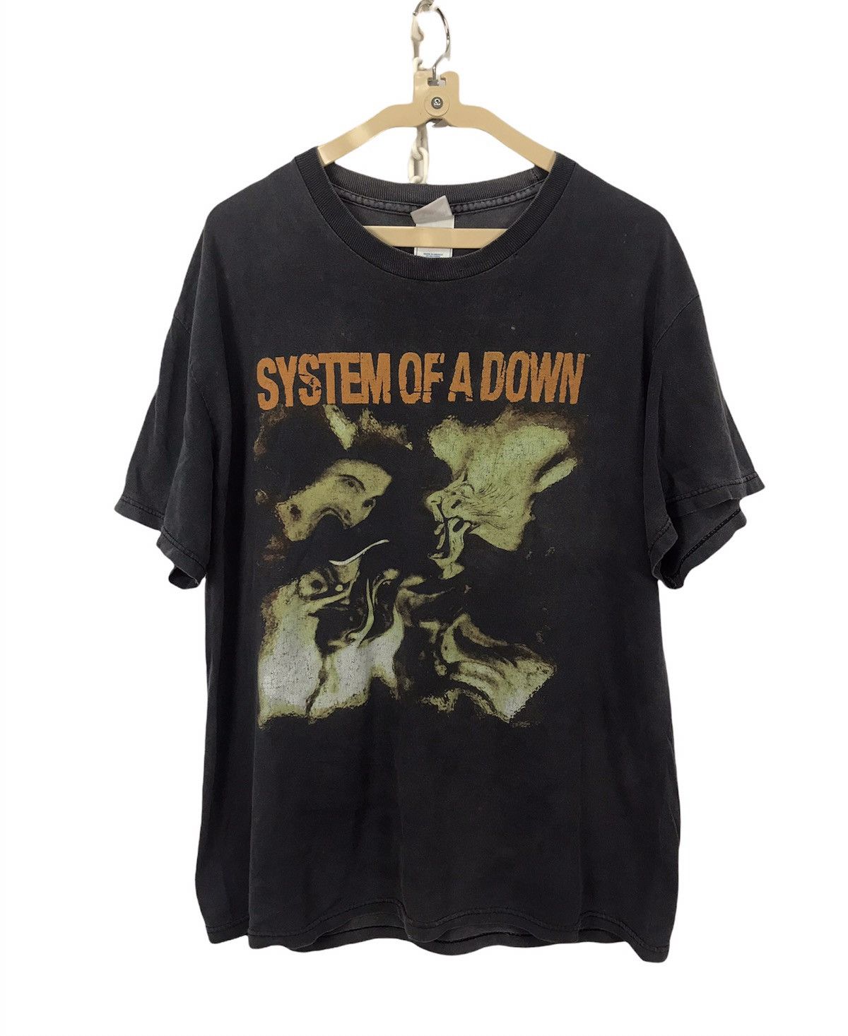 Band Tees × Vintage 🔥BEST OFFER🔥Vintage system of down distressed tee Size US L / EU 52-54 / 3 - 1 Thumbnail