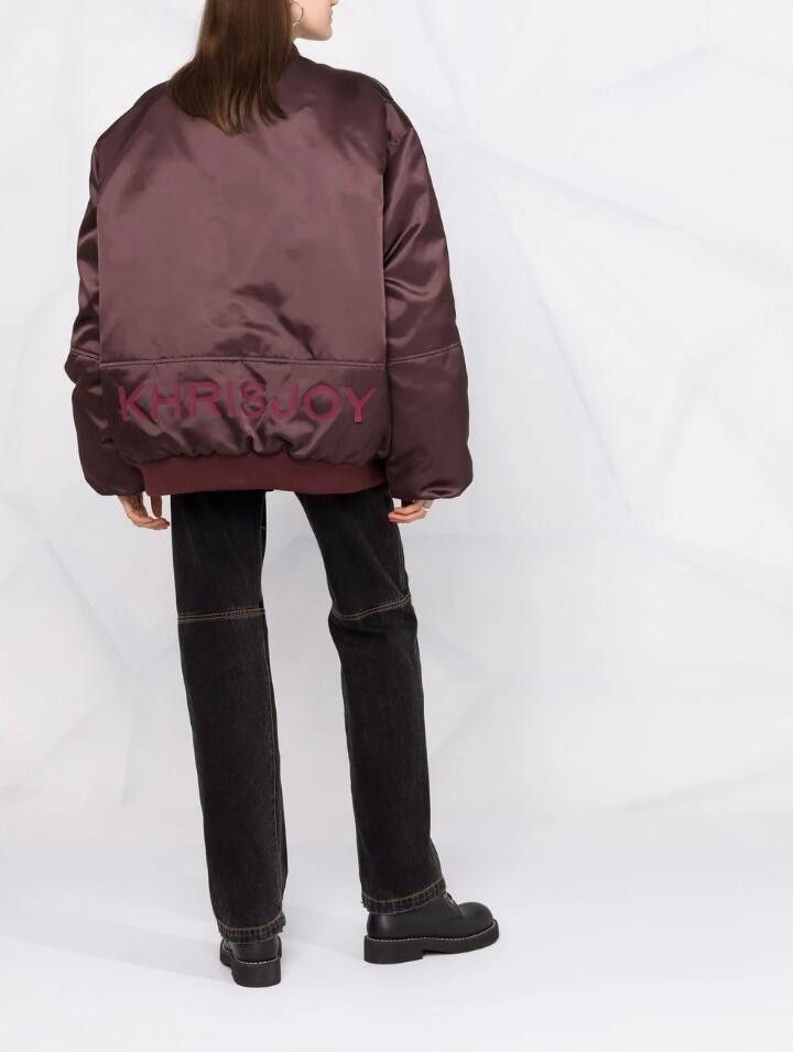 Khrisjoy BNWT AW21 KHRISJOY SATIN OVERSIZED BOMBER JACKET 1 Size US S / EU 44-46 / 1 - 15 Thumbnail