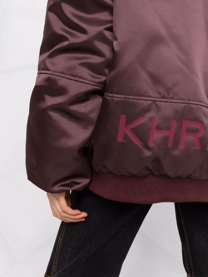 Khrisjoy BNWT AW21 KHRISJOY SATIN OVERSIZED BOMBER JACKET 1 Size US S / EU 44-46 / 1 - 14 Thumbnail