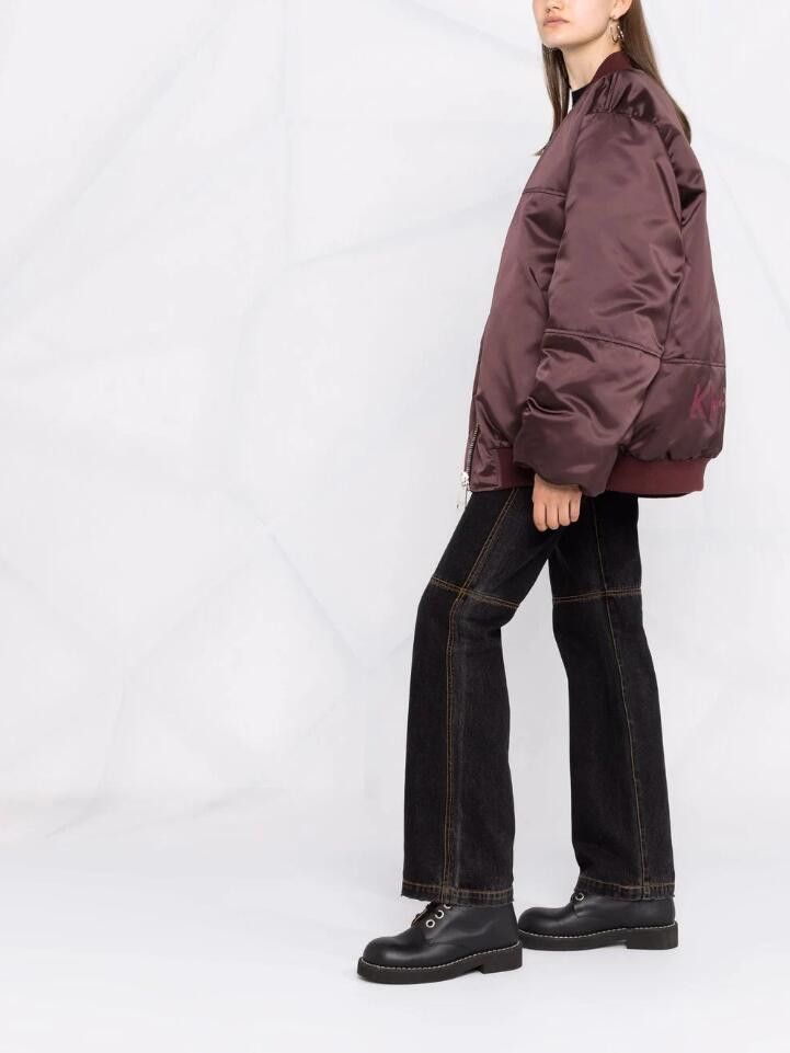 Khrisjoy BNWT AW21 KHRISJOY SATIN OVERSIZED BOMBER JACKET 1 Size US S / EU 44-46 / 1 - 16 Thumbnail