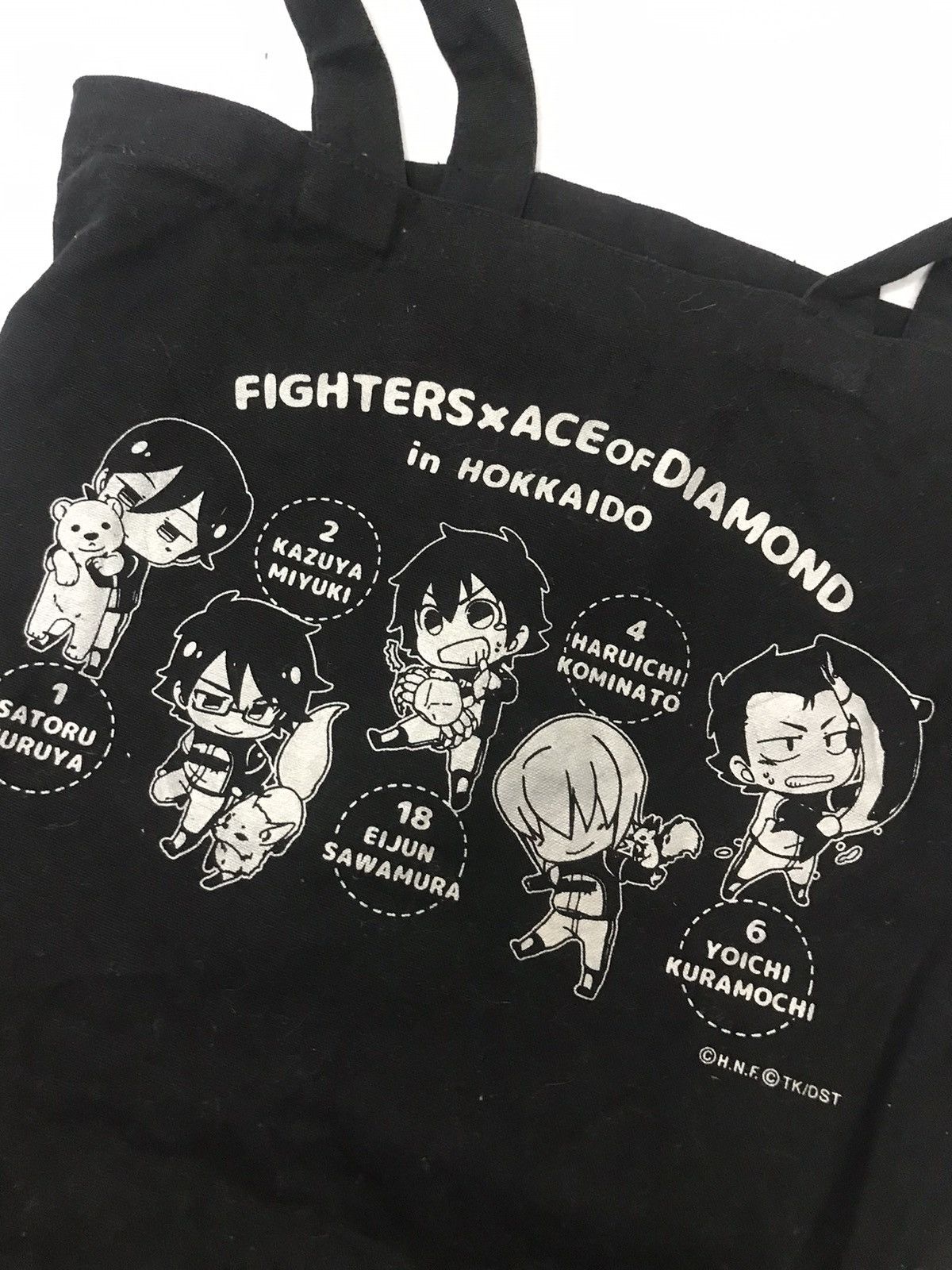 Anime × Japanese Brand Fighters x ace of diamonds in Hokkaido tote bag Size ONE SIZE - 3 Thumbnail