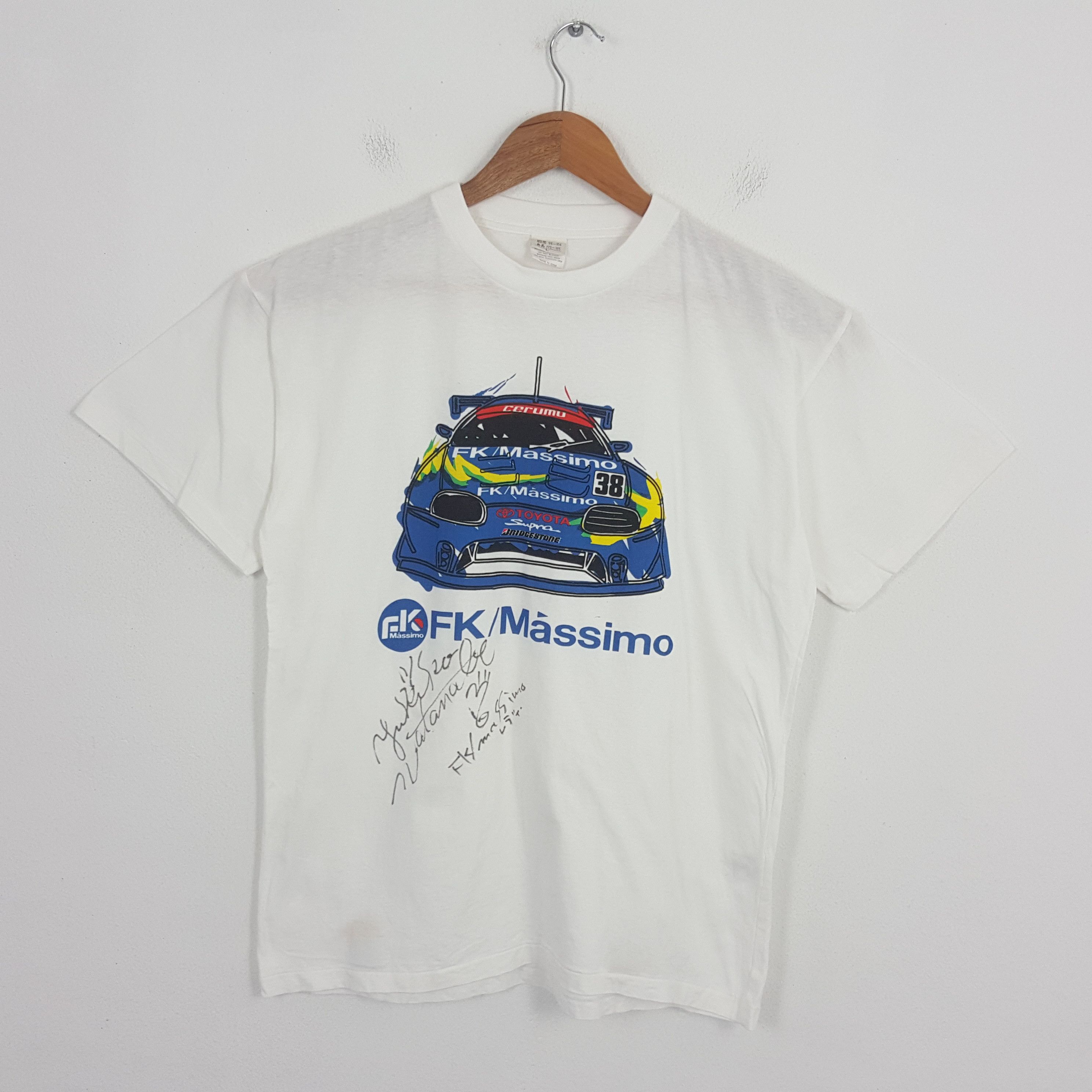 Japanese Brand × Mossimo × Vintage Vintage FK MASSIMO Toyota Supra Racing Team T-Shirt Size US L / EU 52-54 / 3 - 1 Thumbnail