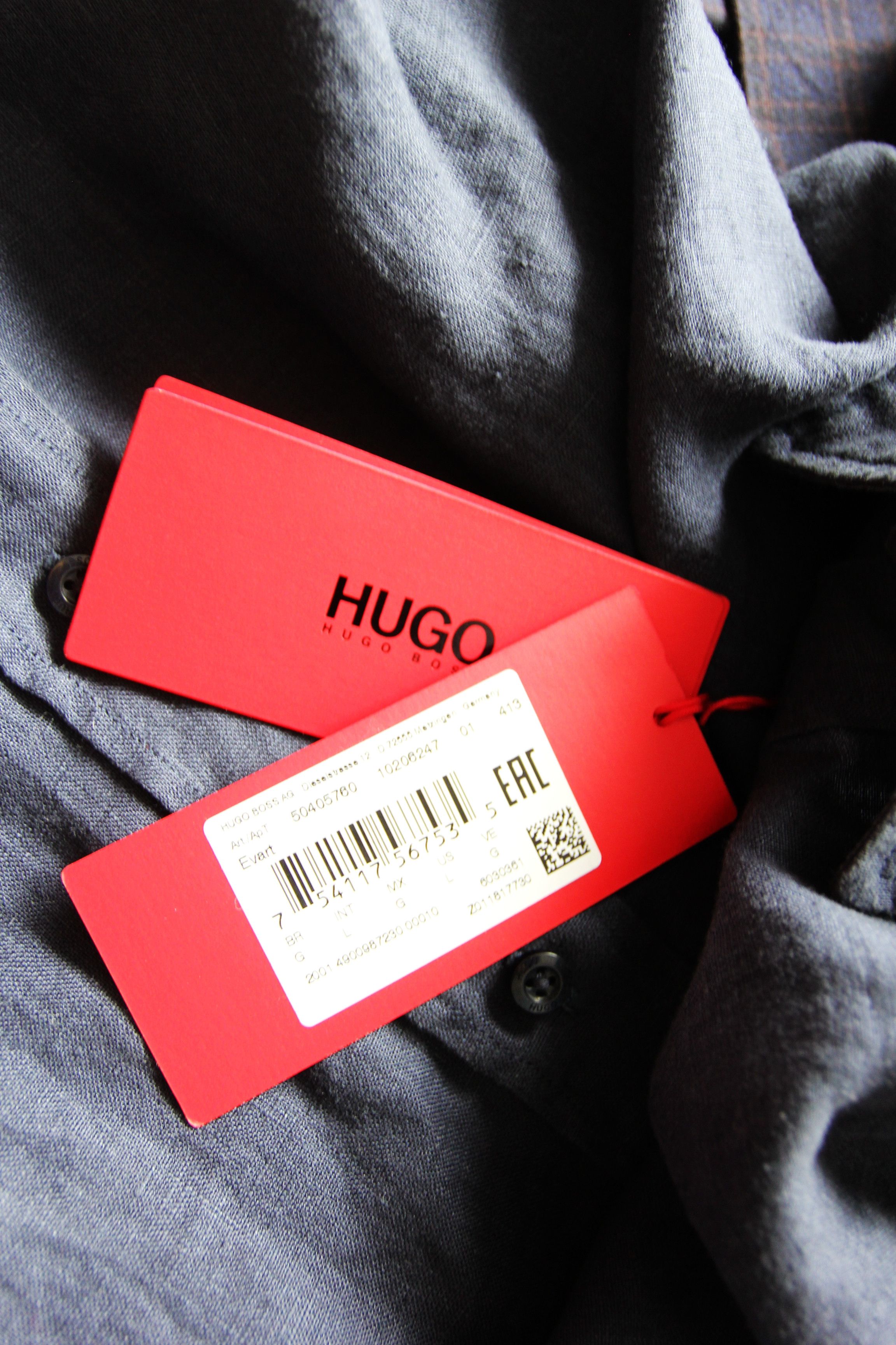 Hugo Boss BNWT SS20 HUGO BOSS LINEN SHIRT L Size US L / EU 52-54 / 3 - 8 Thumbnail