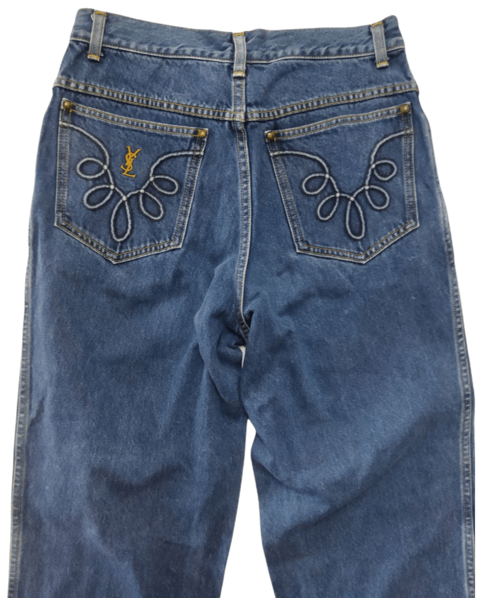 Yves Saint Laurent Vintage Yves Saint Laurent Jeans Size 28" / US 6 / IT 42 - 3 Thumbnail