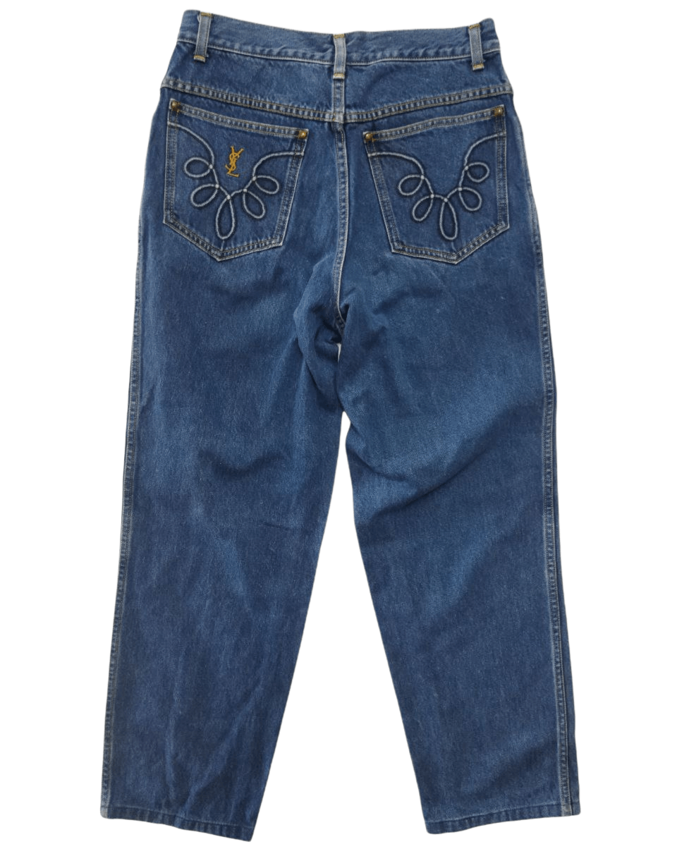 Yves Saint Laurent Vintage Yves Saint Laurent Jeans Size 28" / US 6 / IT 42 - 1 Thumbnail