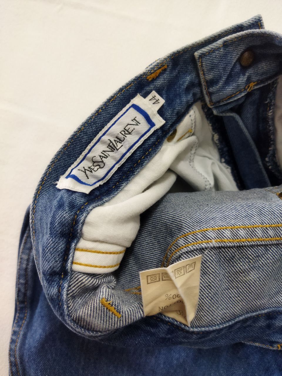 Yves Saint Laurent Vintage Yves Saint Laurent Jeans Size 28" / US 6 / IT 42 - 8 Thumbnail