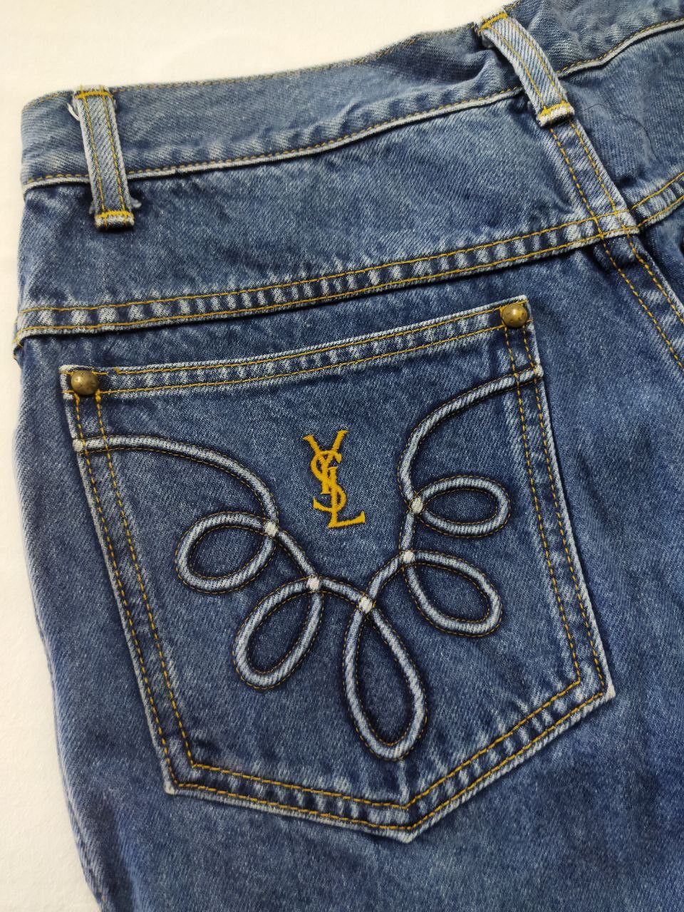 Yves Saint Laurent Vintage Yves Saint Laurent Jeans Size 28" / US 6 / IT 42 - 7 Thumbnail