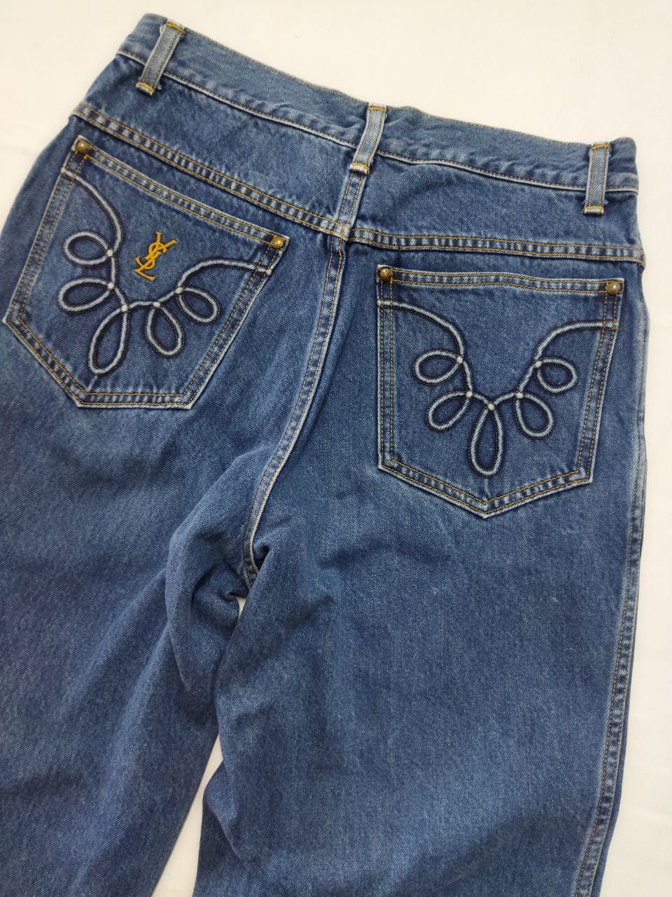 Yves Saint Laurent Vintage Yves Saint Laurent Jeans Size 28" / US 6 / IT 42 - 6 Thumbnail