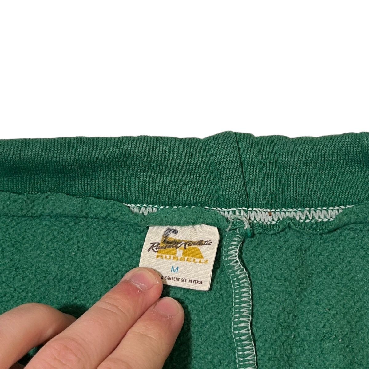 Russell Athletic × Vintage 70s Russell Athletic Sweatpants Green Size US 32 / EU 48 - 3 Thumbnail