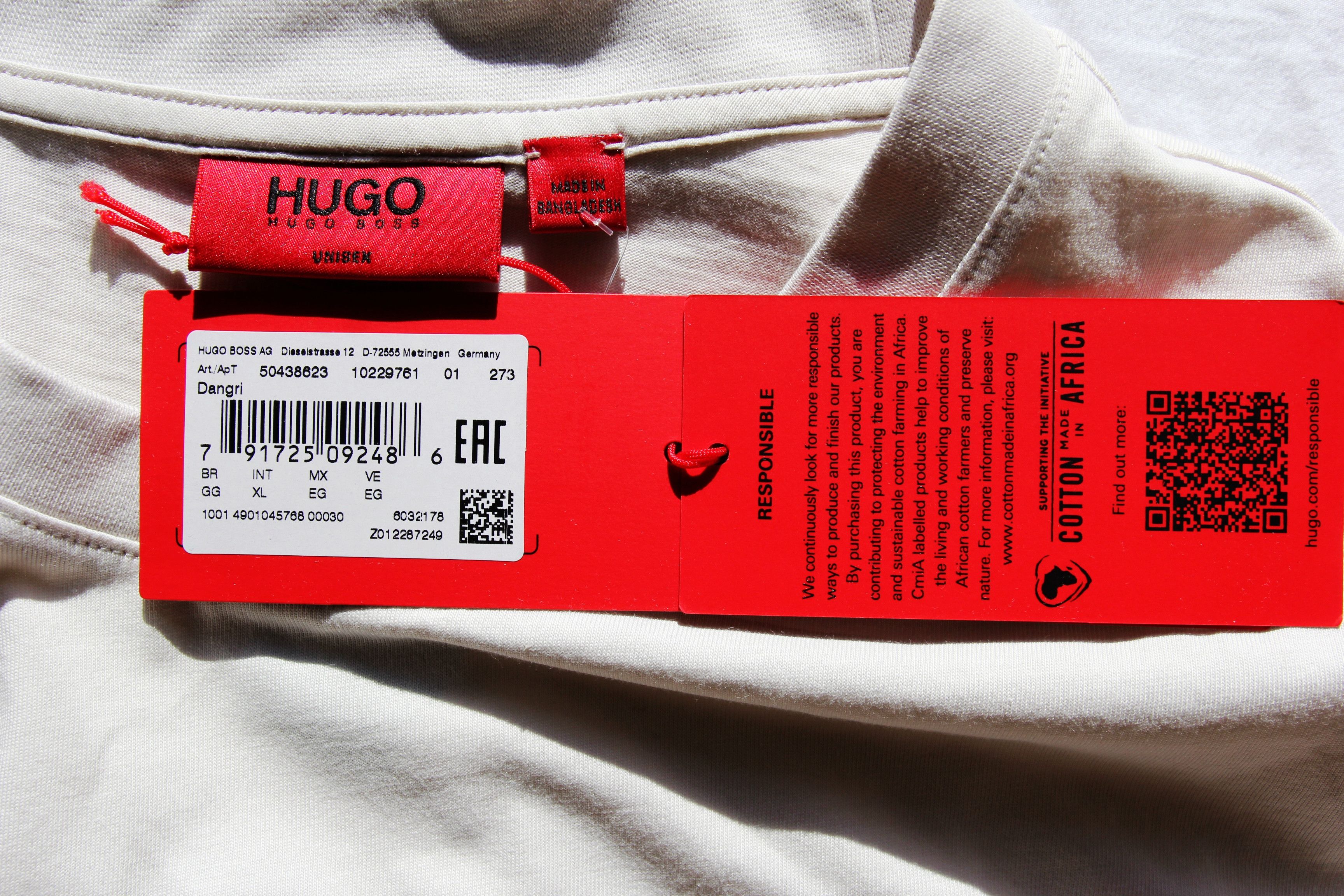 Hugo Boss BNWT AW20 HUGO BOSS DANGR MANIFESTO PRINT I TSHIRT XL Size US XL / EU 56 / 4 - 7 Thumbnail