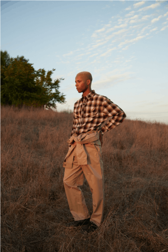 image of Aw20 Onyrmrk Western Plaid Shirt M, Men's (Size Medium)