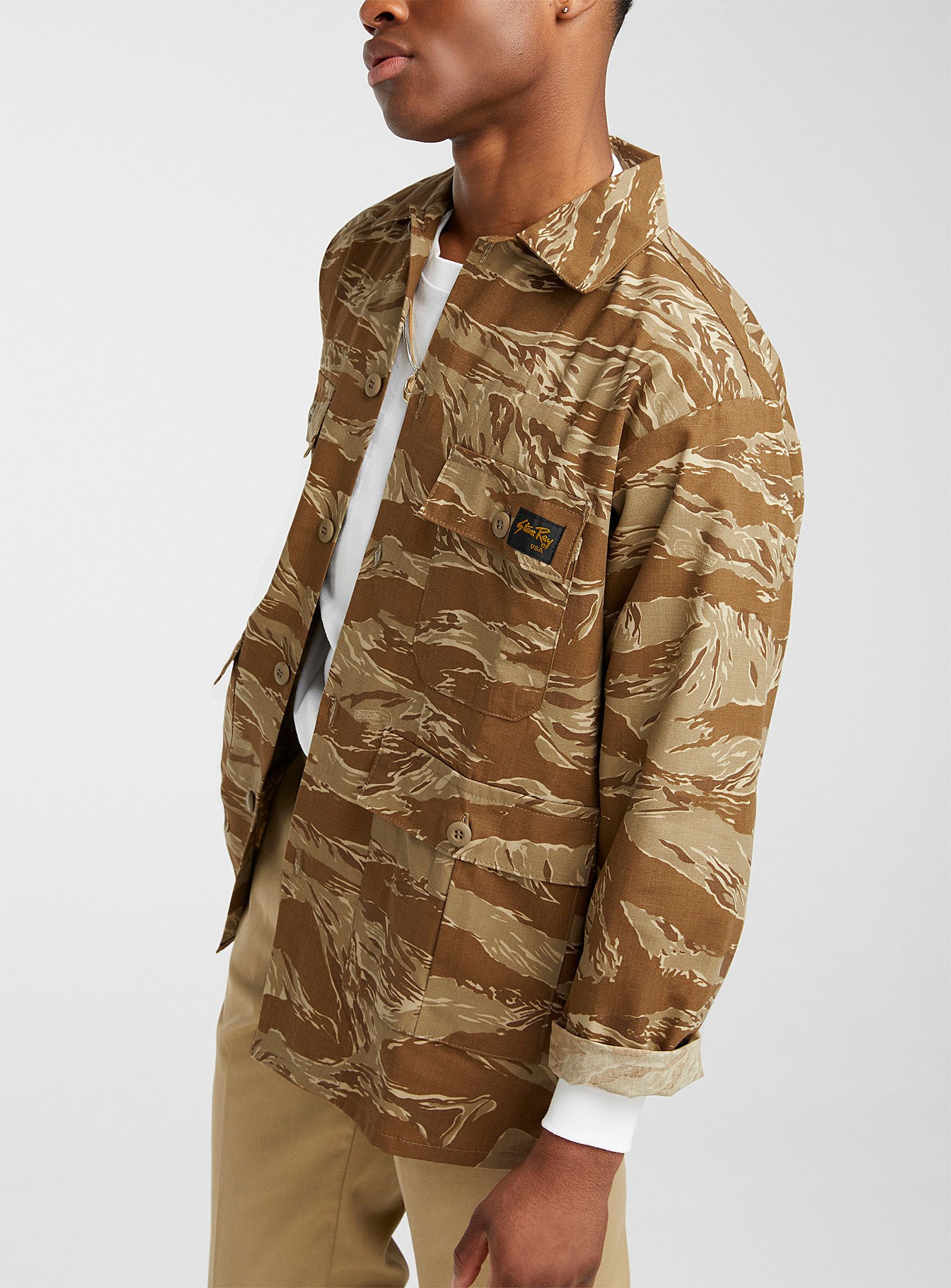 Stan Ray BNWT SS21 STAN RAY MADE IN USA CAMO SHIRT S Size US S / EU 44-46 / 1 - 12 Thumbnail