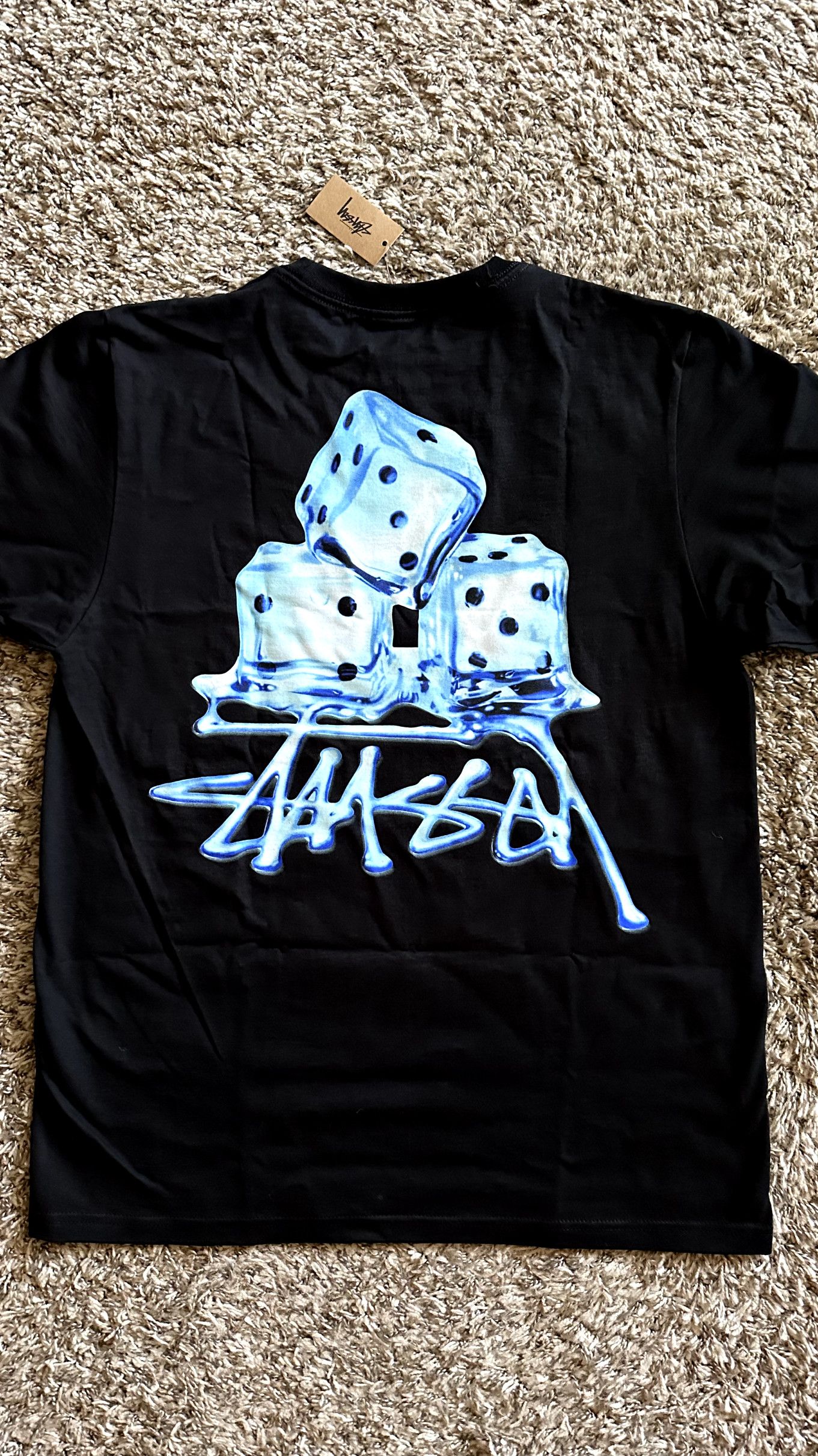 ☆送料無料☆ Stussy Melted T-Shirt Black ☆ Stussy Melted Tee Black - SS23 - GB