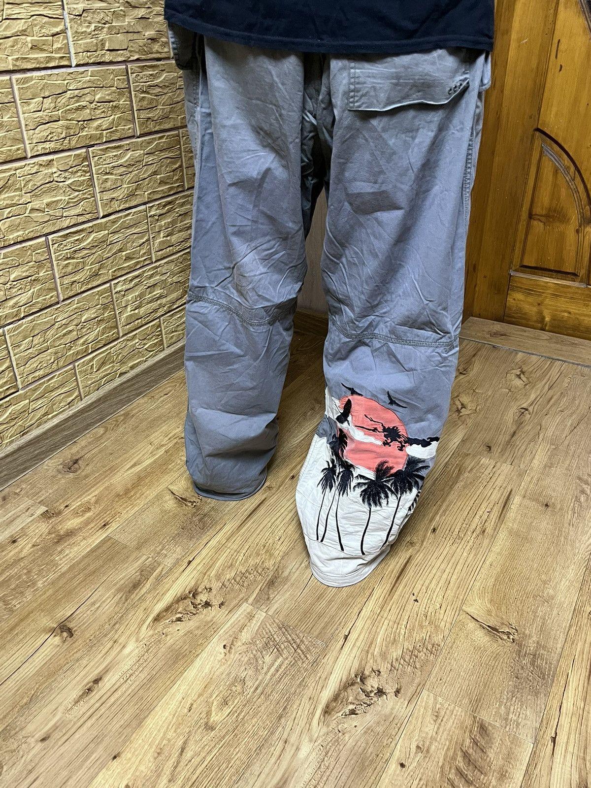 Japanese Brand × Maharishi Maharishi Beach Cargo Baggy Pants gorp Size US 34 / EU 50 - 1 Thumbnail