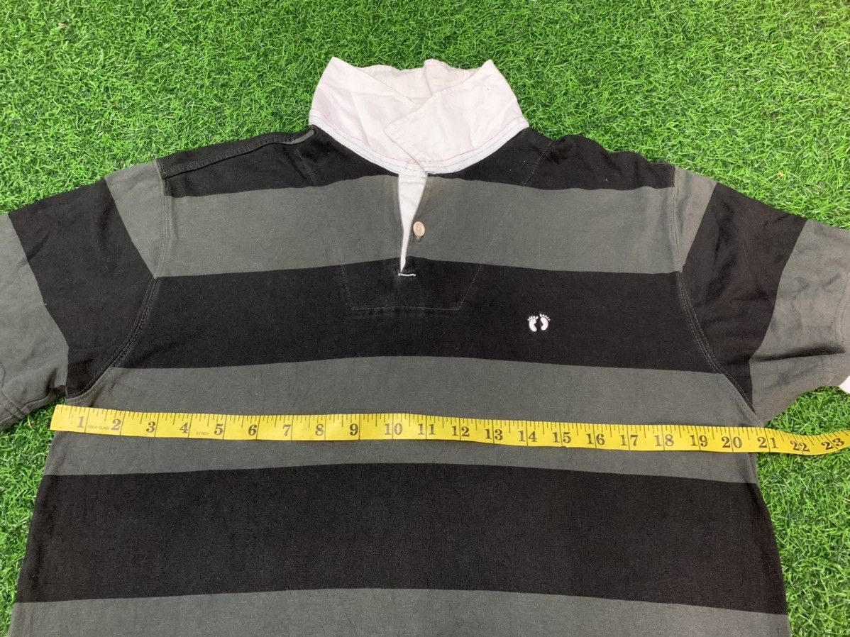 Hang Ten Vintage Hang Ten Striped Long Sleeve Polo Shirt Size US M / EU 48-50 / 2 - 2 Thumbnail