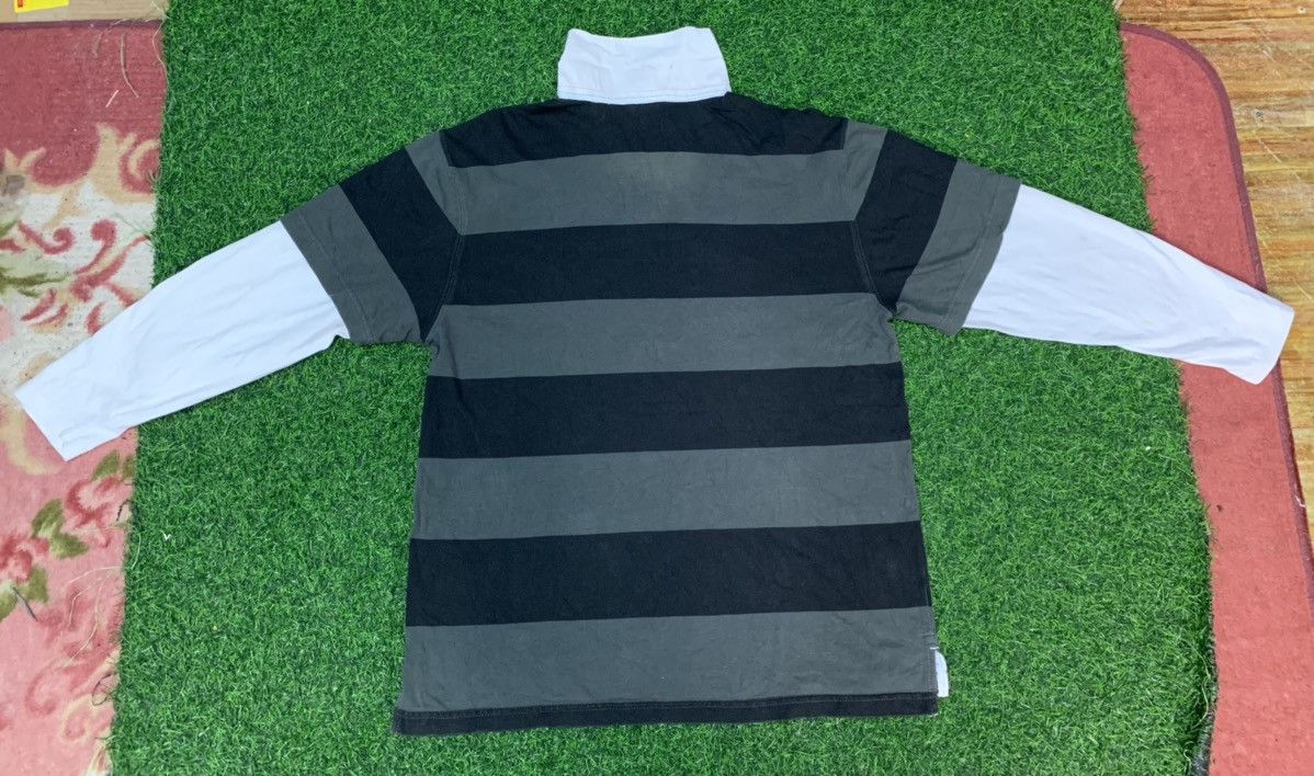 Hang Ten Vintage Hang Ten Striped Long Sleeve Polo Shirt Size US M / EU 48-50 / 2 - 3 Thumbnail