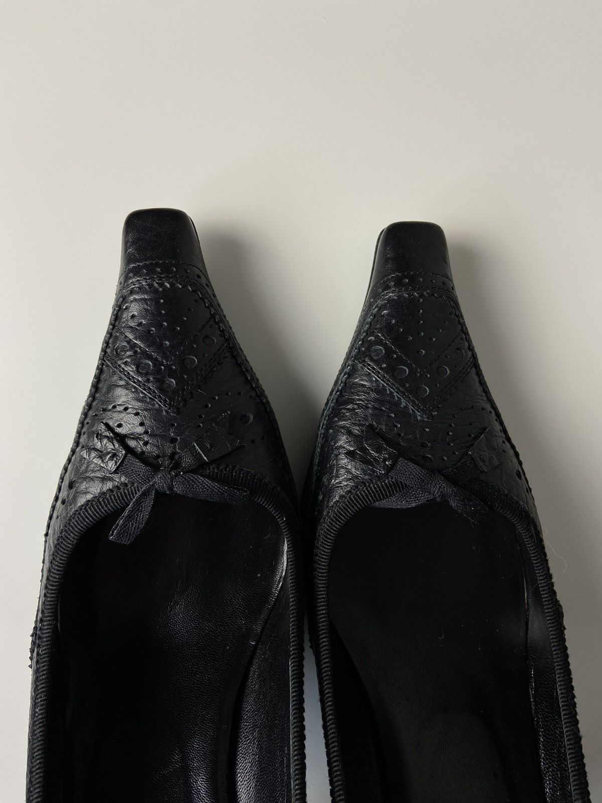 Prada prada vintage leather heels Size US 9.5 / IT 39.5 - 3 Thumbnail