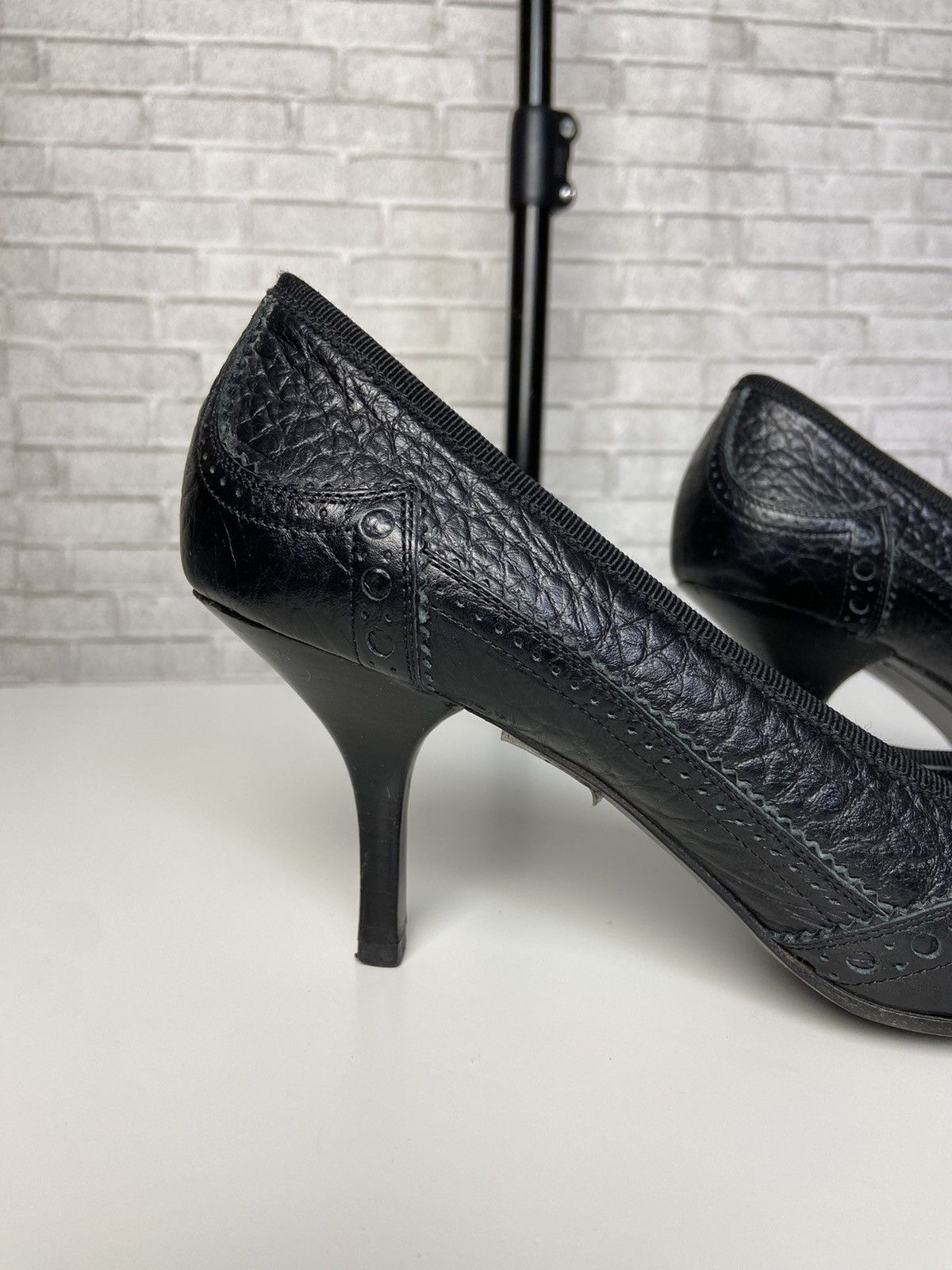 Prada prada vintage leather heels Size US 9.5 / IT 39.5 - 6 Thumbnail
