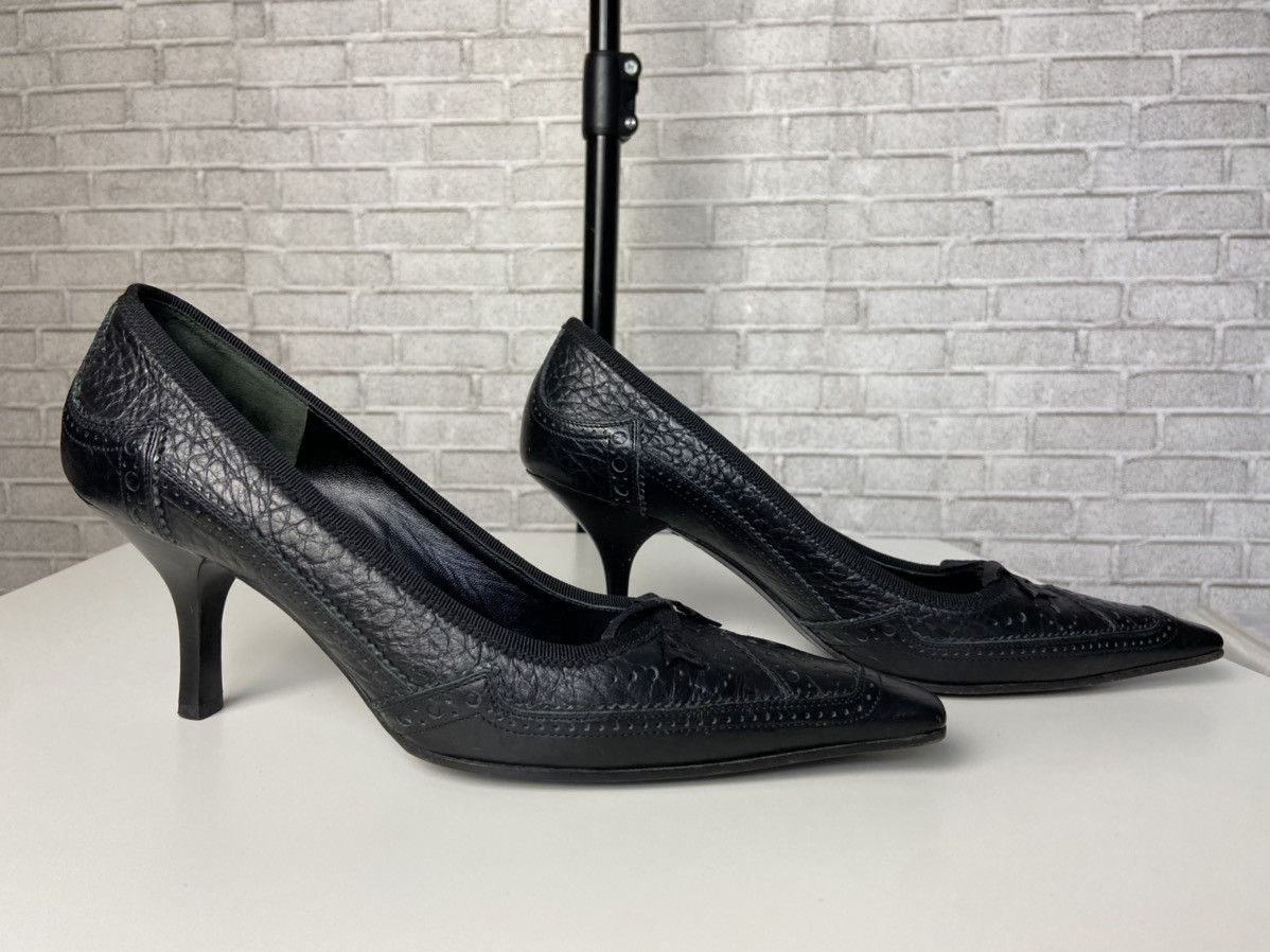 Prada prada vintage leather heels Size US 9.5 / IT 39.5 - 4 Thumbnail