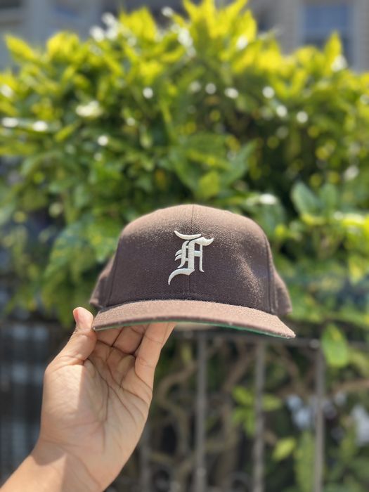 New Era Fear Of God NEW ERA MLB fitted BROWN 7 1/8 | Grailed