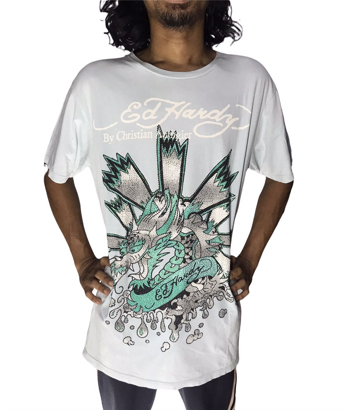Christian Audigier × Ed Hardy Ed hardy tshirt made in usa Size US L / EU 52-54 / 3 - 2 Thumbnail
