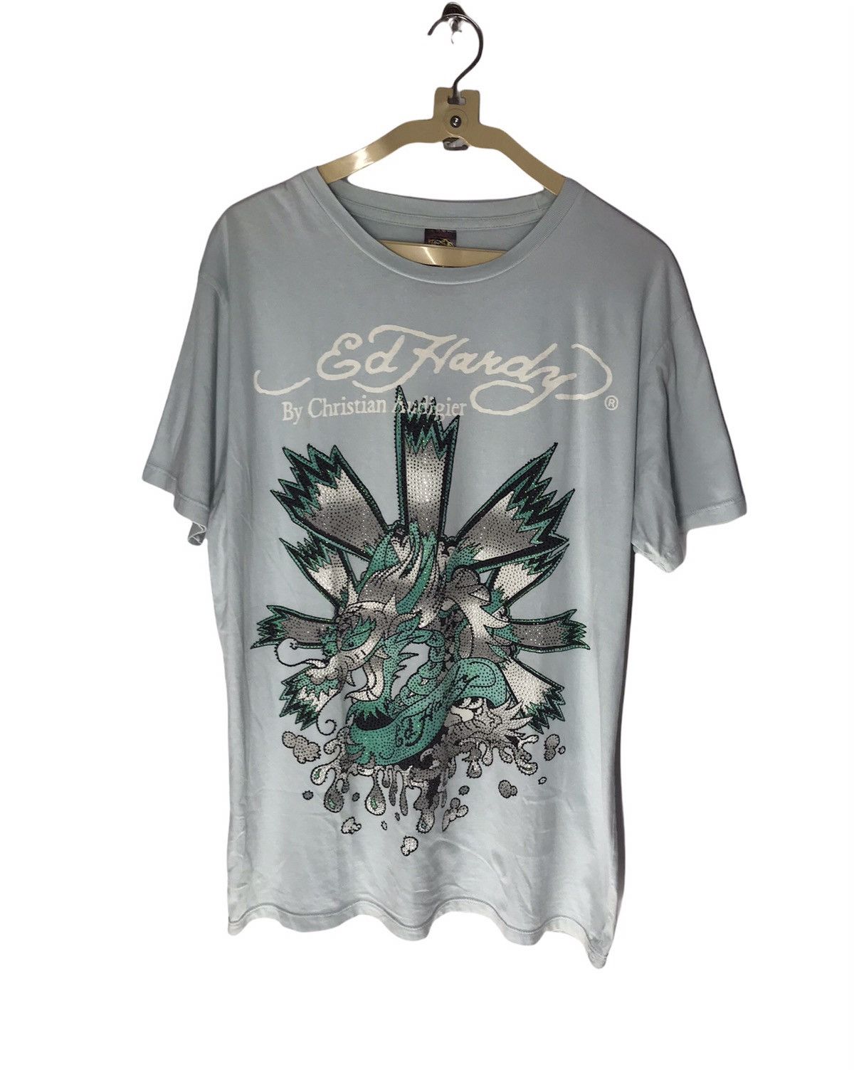 Christian Audigier × Ed Hardy Ed hardy tshirt made in usa Size US L / EU 52-54 / 3 - 1 Thumbnail
