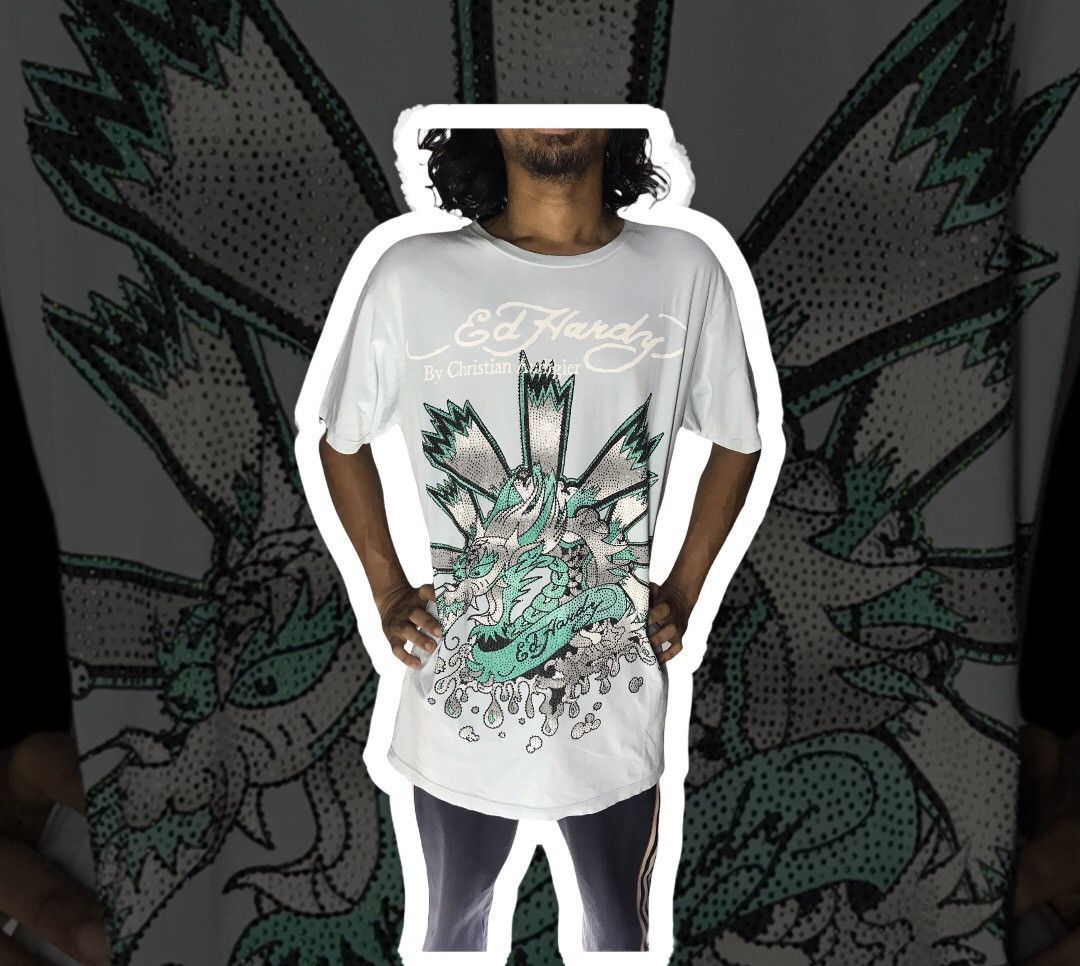 Christian Audigier × Ed Hardy Ed hardy tshirt made in usa Size US L / EU 52-54 / 3 - 4 Thumbnail