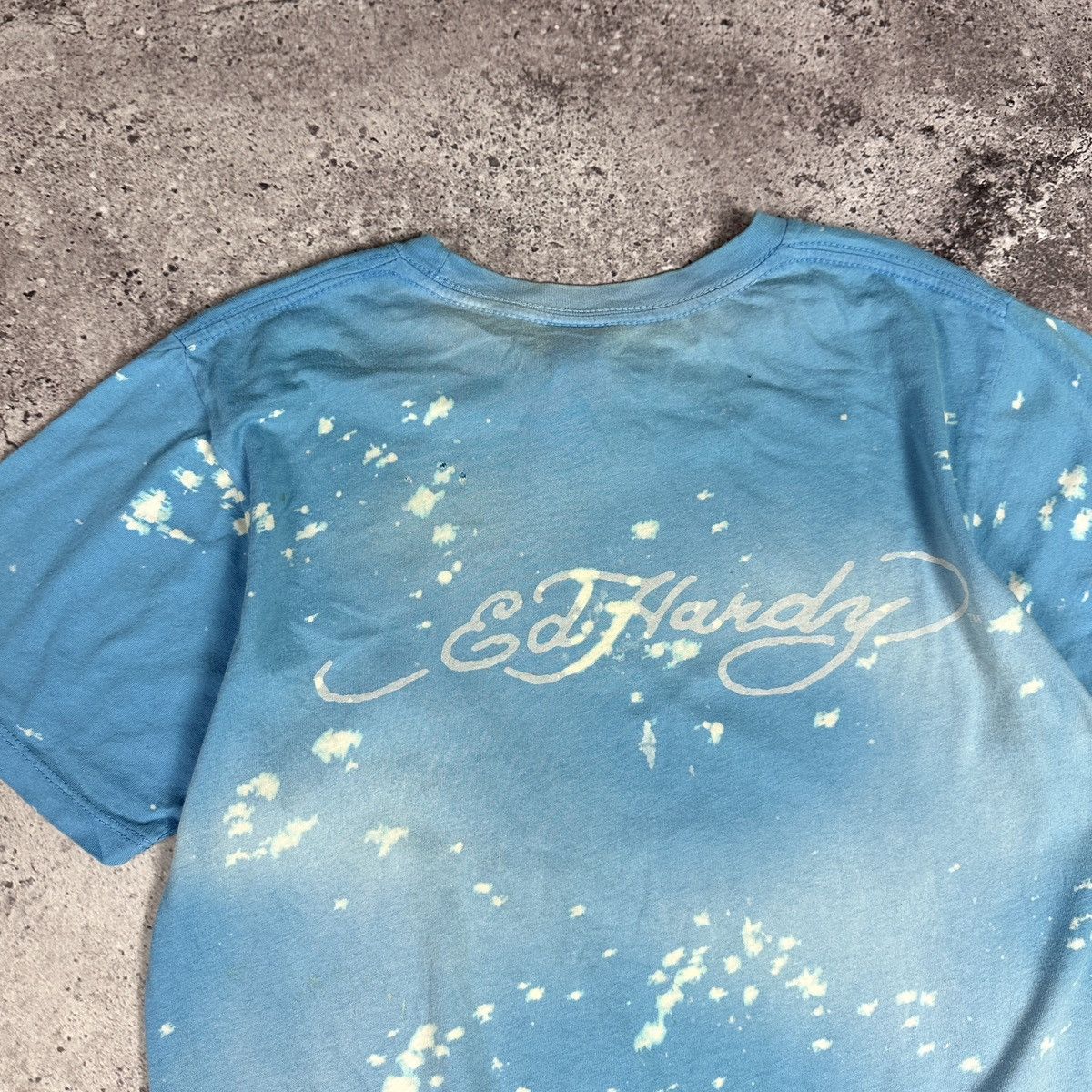 Ed Hardy Vintage y2k Ed Hardy Designs Rabbit OG walk tee tie dye Size US S / EU 44-46 / 1 - 6 Thumbnail