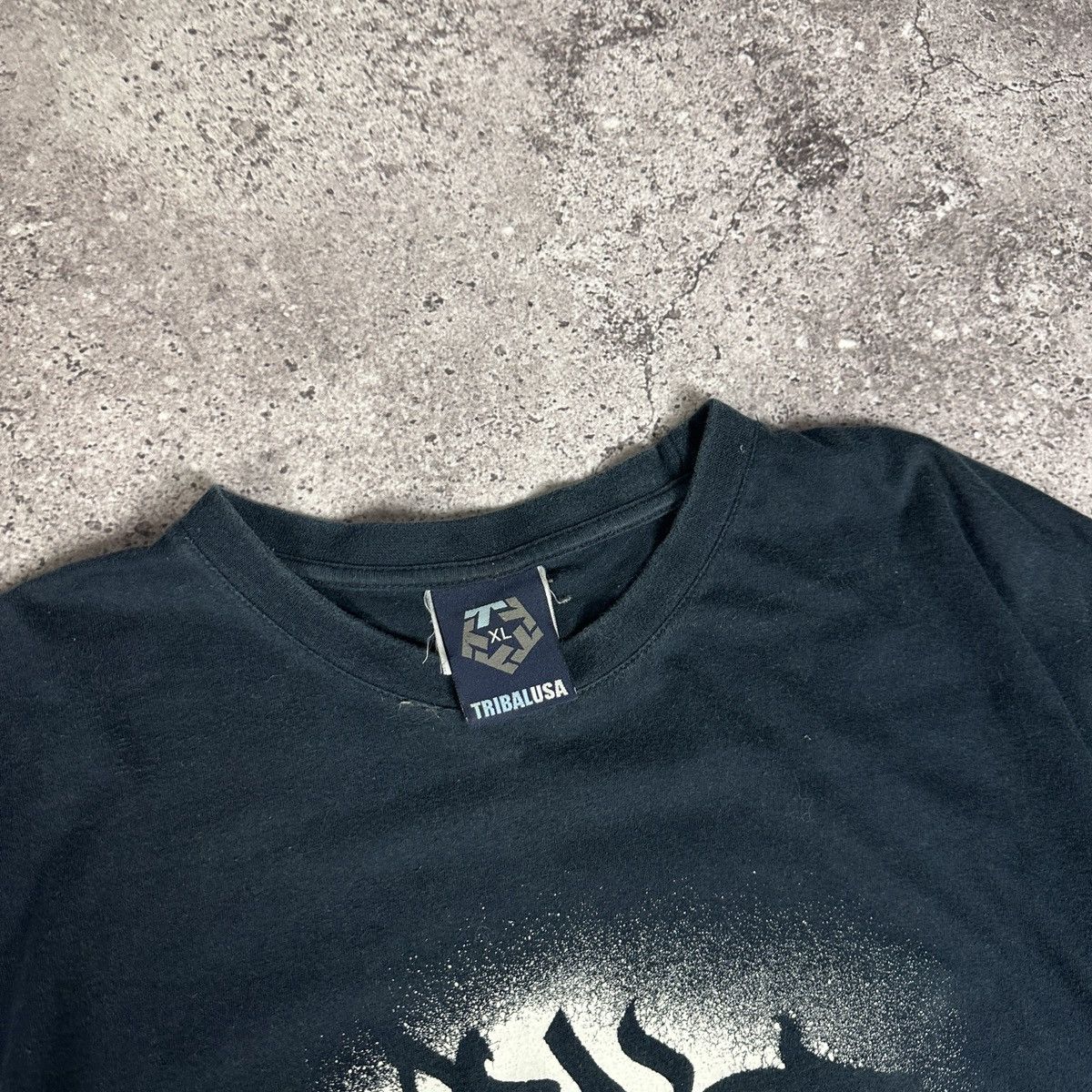 Tribal Streetwear Vintage 90s Tribal USA streetwear Graffiti tee y2k OG faded Size US XL / EU 56 / 4 - 5 Thumbnail