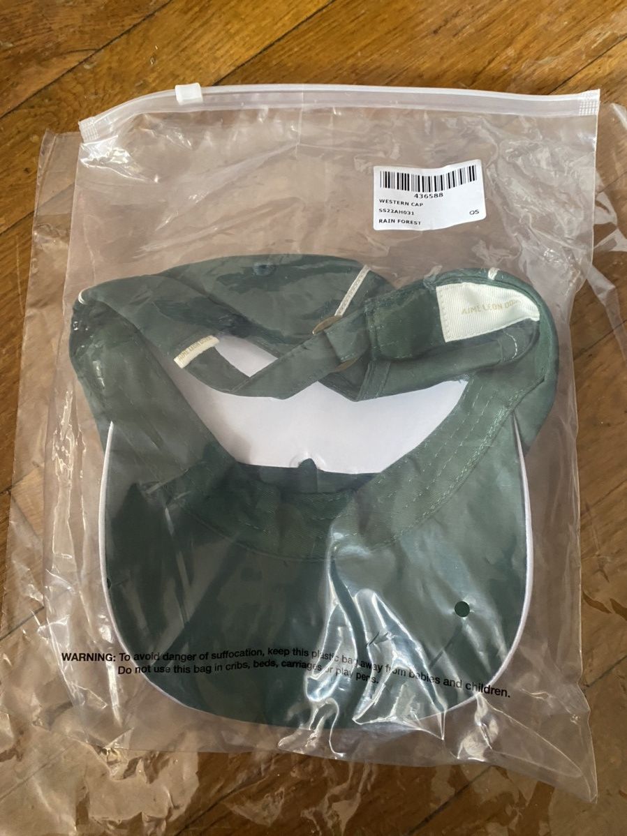 Aime Leon Dore Aime Leon Dore Chain Stitch Western Hat Green Size ONE SIZE - 2 Thumbnail