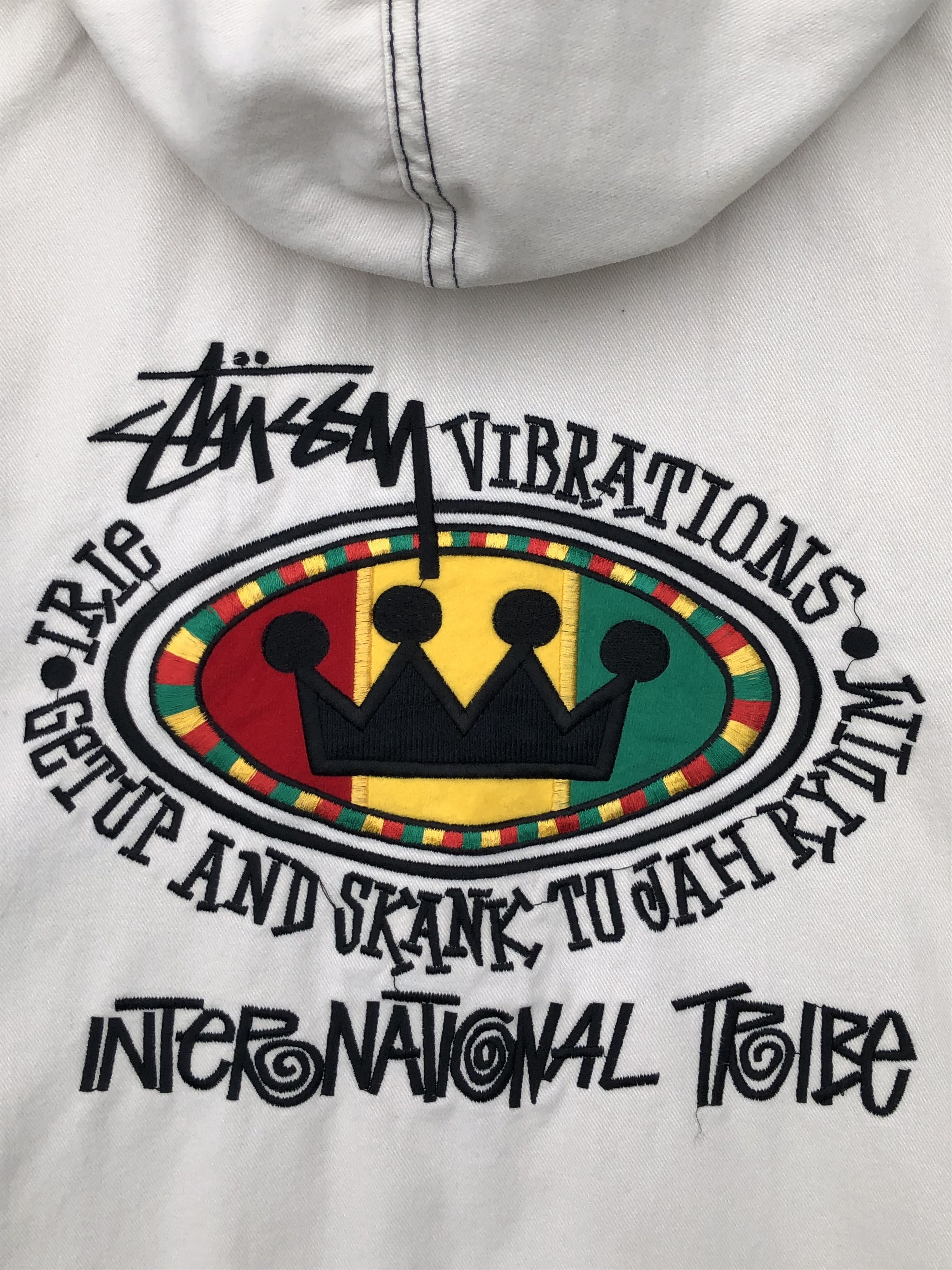 Stussy × Vintage RARE🔥VINTAGE 90’S STUSSY IRIE ROOTS RASTA TRIBE JACKET Size US XL / EU 56 / 4 - 18 Thumbnail