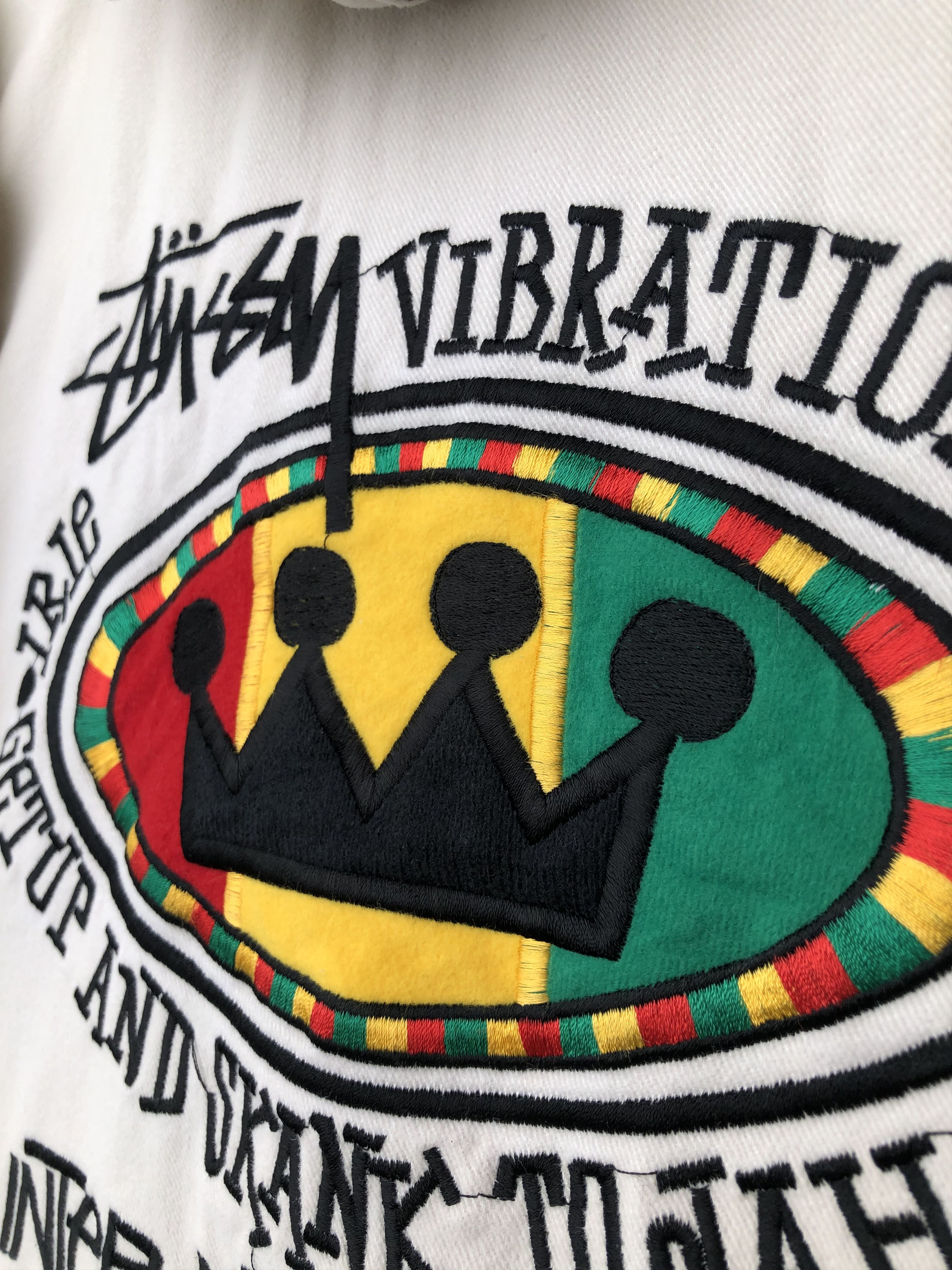 Stussy × Vintage RARE🔥VINTAGE 90’S STUSSY IRIE ROOTS RASTA TRIBE JACKET Size US XL / EU 56 / 4 - 19 Thumbnail