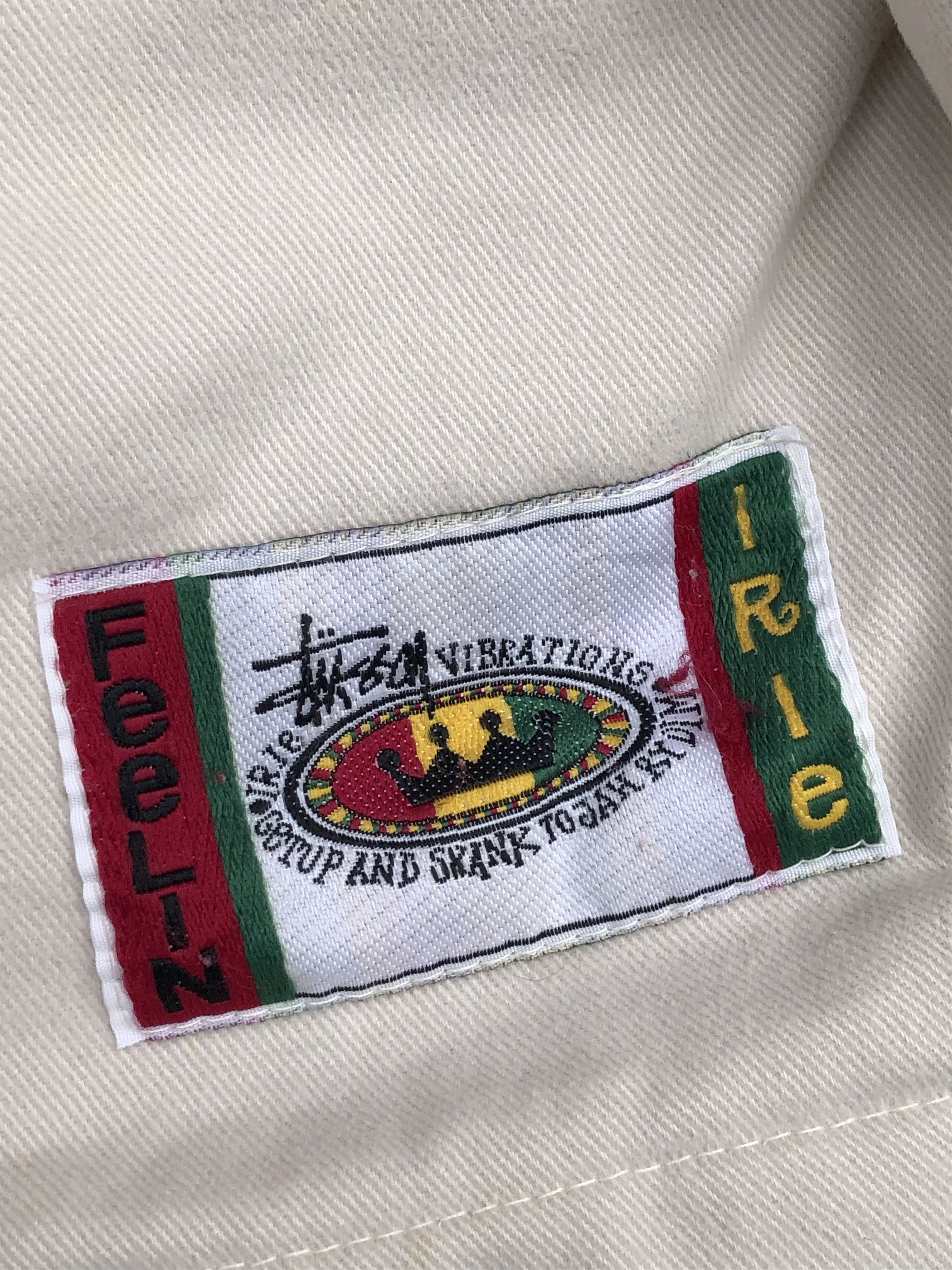 Stussy × Vintage RARE🔥VINTAGE 90’S STUSSY IRIE ROOTS RASTA TRIBE JACKET Size US XL / EU 56 / 4 - 15 Thumbnail